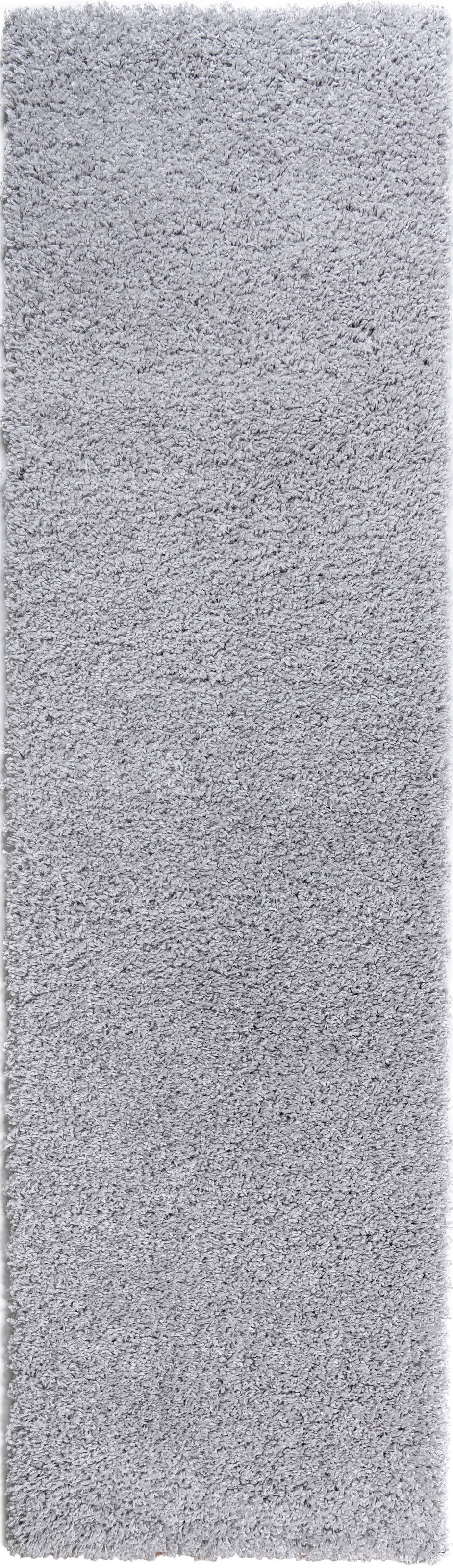 Bruno Banani Läufer »Shaggy Soft«, rechteckig, 30 mm Höhe, Läufer, Brücke, gewebt, Uni-Farben, besonders weich