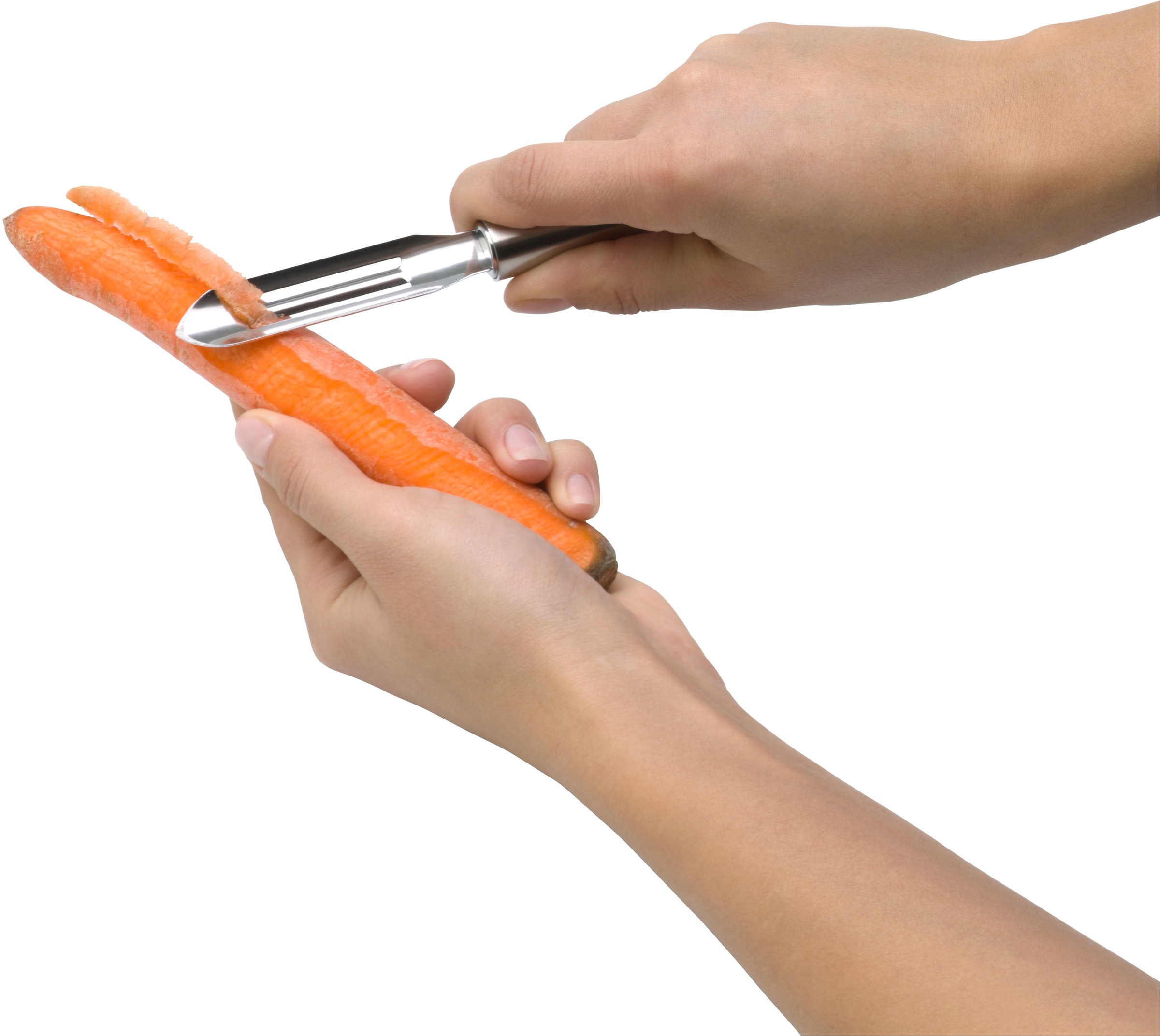 WMF Sparschäler »Profi Plus«, (1 tlg.), 19 cm, dünnes schälen von Gemüse, Cromargan: Edelstahl Rostfrei 18/10