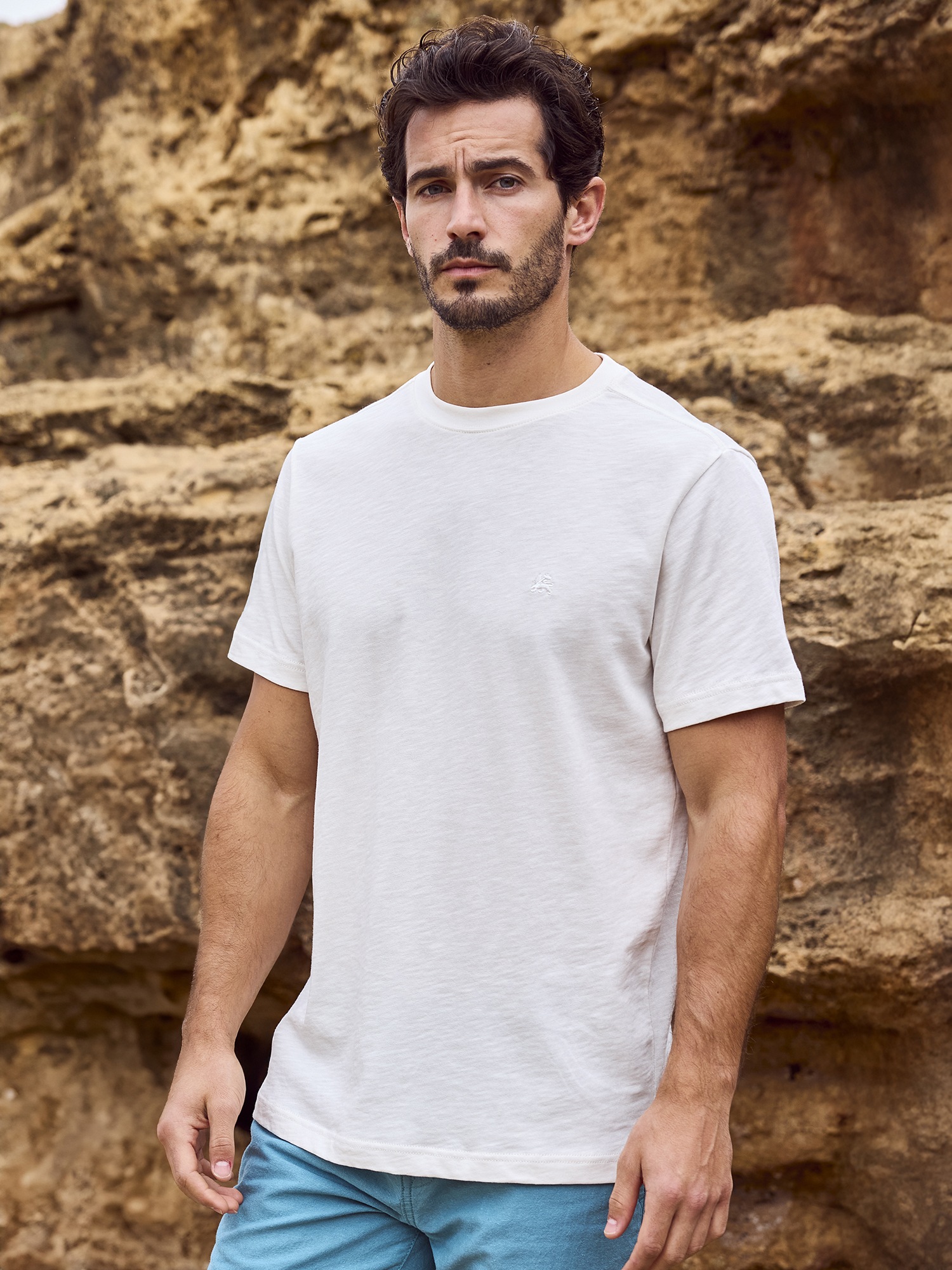 LERROS T-Shirt »Herren Jersey T-Shirt, locker gewebt«