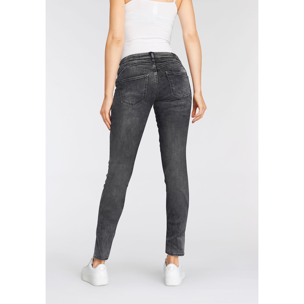Herrlicher Slim-fit-Jeans »GINA SLIM POWERSTRETCH«, mit seitlichem Keileinsatz