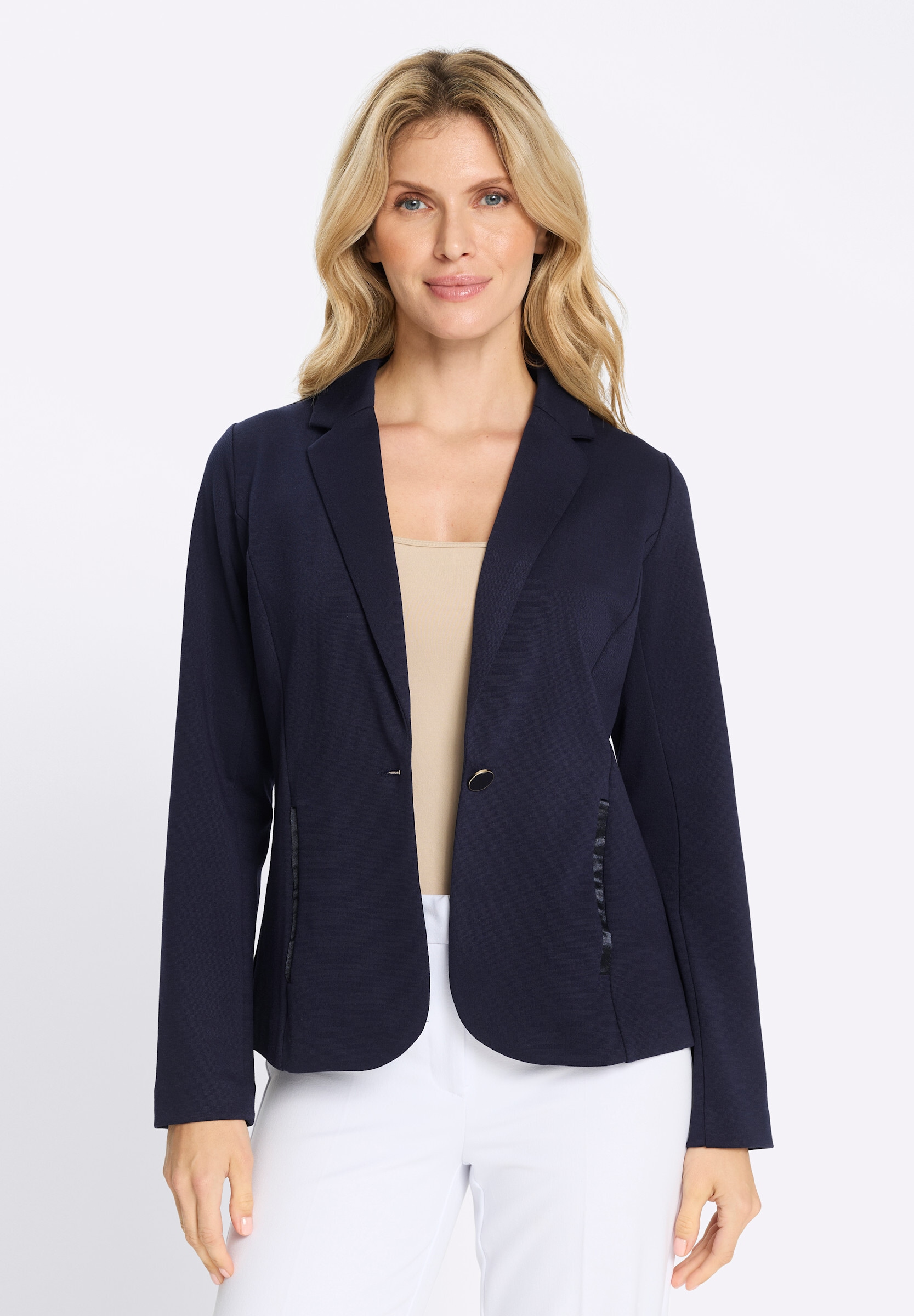 Sieh an! Blusenblazer »Jersey-Blazer Blazer in Jersey-Qualität«