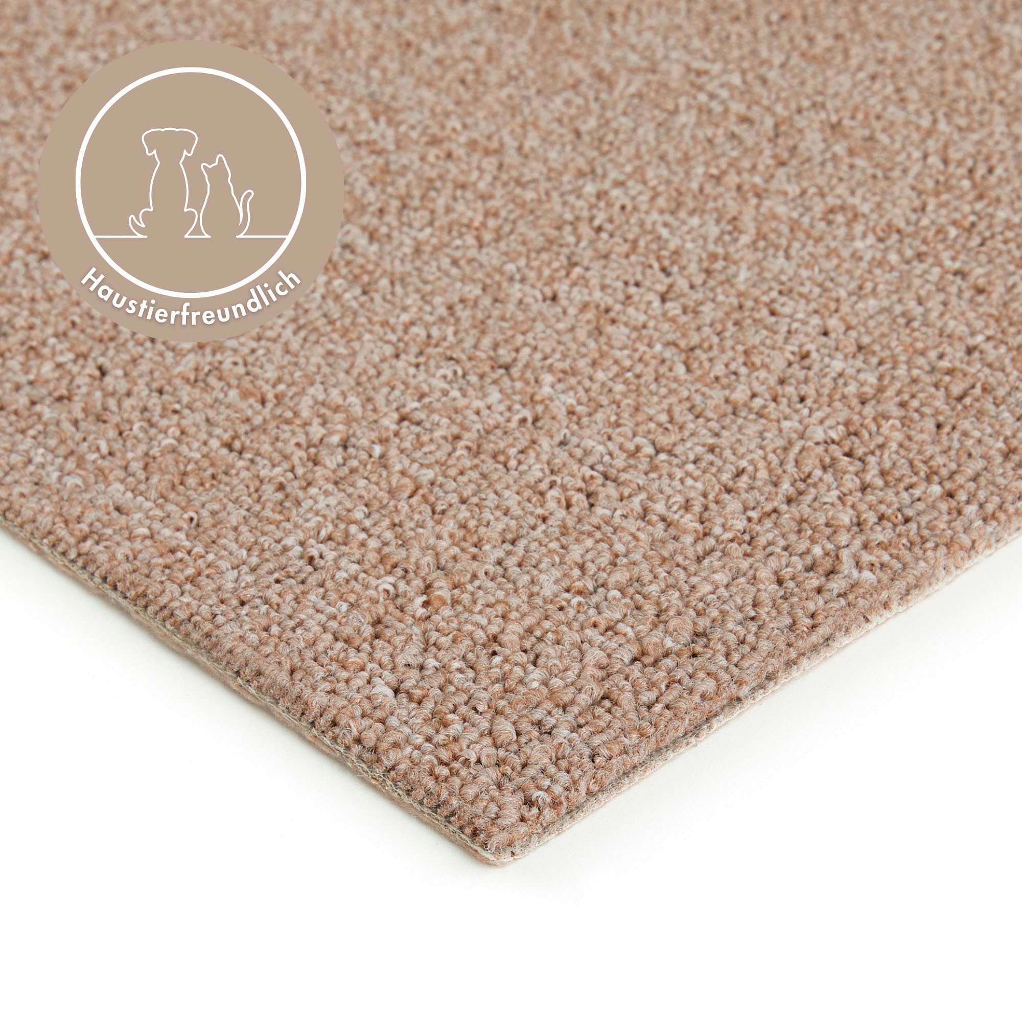 Andiamo Teppichboden »Luton, Feinschlinge, Made in Netherlands«, rechteckig, 4,5 mm Höhe, meliert, Breite 400 cm oder 500 cm, strapazierfähig & pflegeleicht