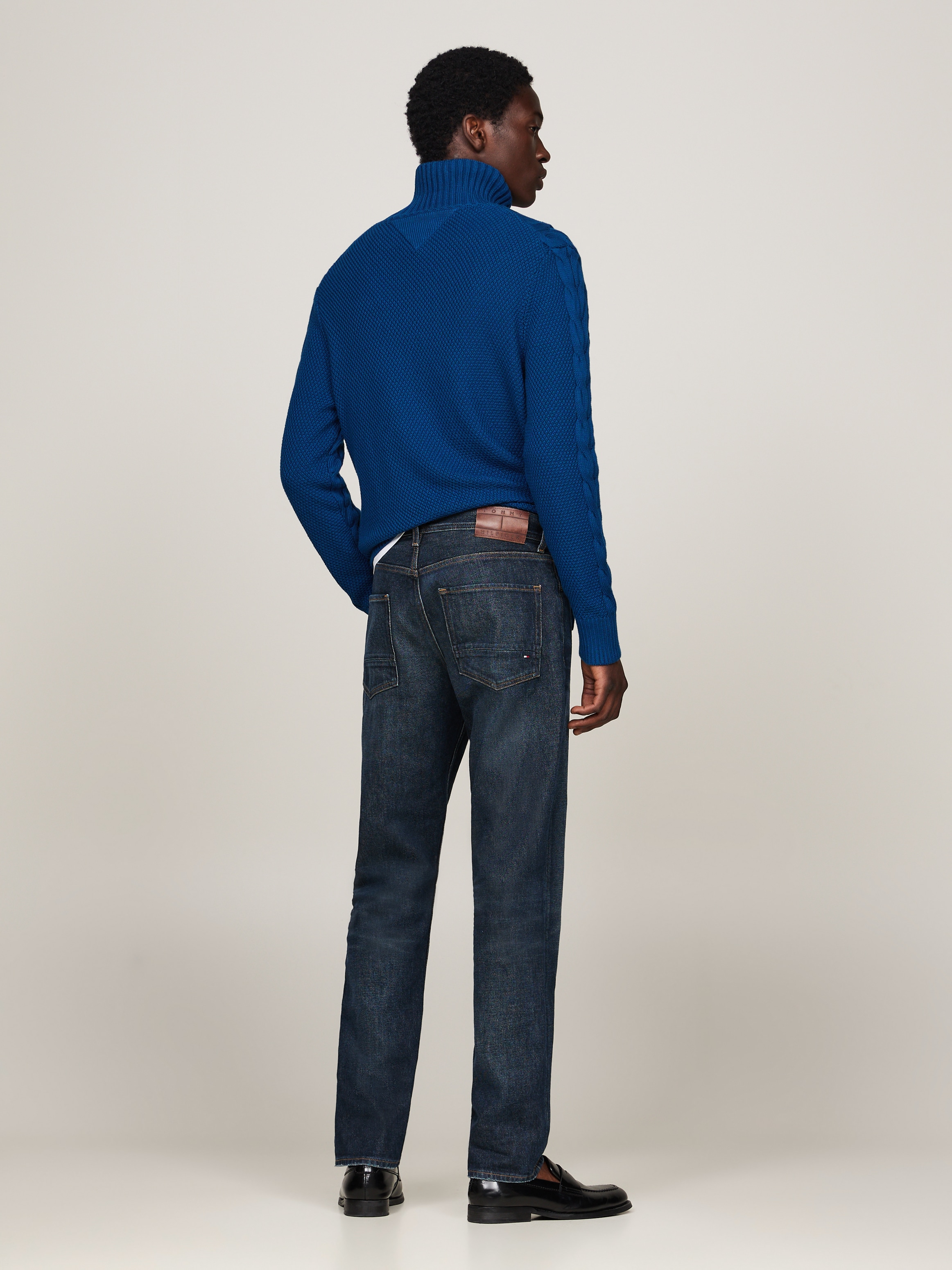 Tommy Hilfiger Straight-Jeans »STRAIGHT DENTON STR CREST INDIGO«