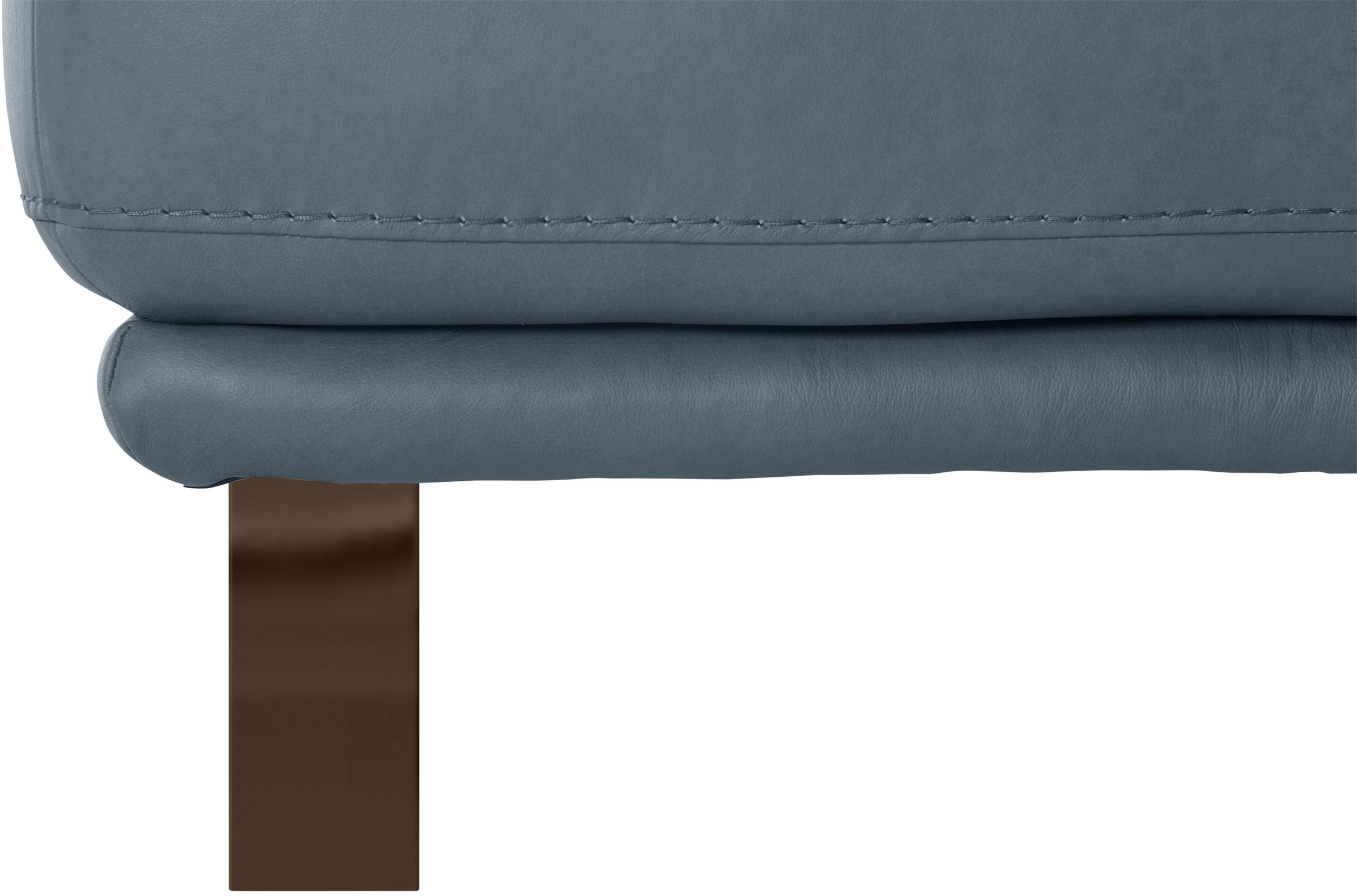 W.SCHILLIG Hocker »montanaa«, mit Metallkufen in Bronze pulverbeschichtet, Breite 141 cm
