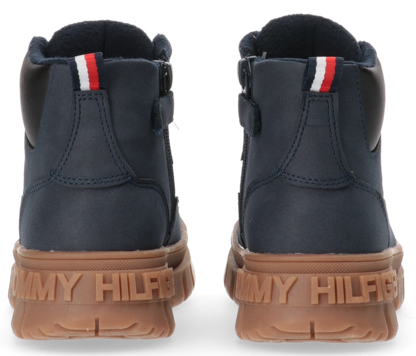 Tommy Hilfiger Schnürboots, Winterstiefel, Schnürstiefel, Boots mit dicker Profil Laufsohle