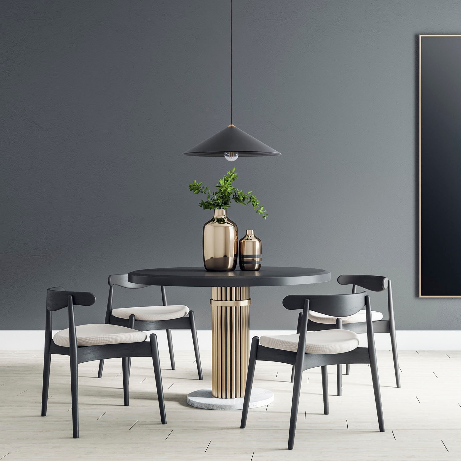 Paco Home Pendelleuchte »ROLLINA«, Leuchtmittel E27 | ohne Leuchtmittel, Pendelleuchte Esszimmer Küchenlampe Metall Industrial Design E27
