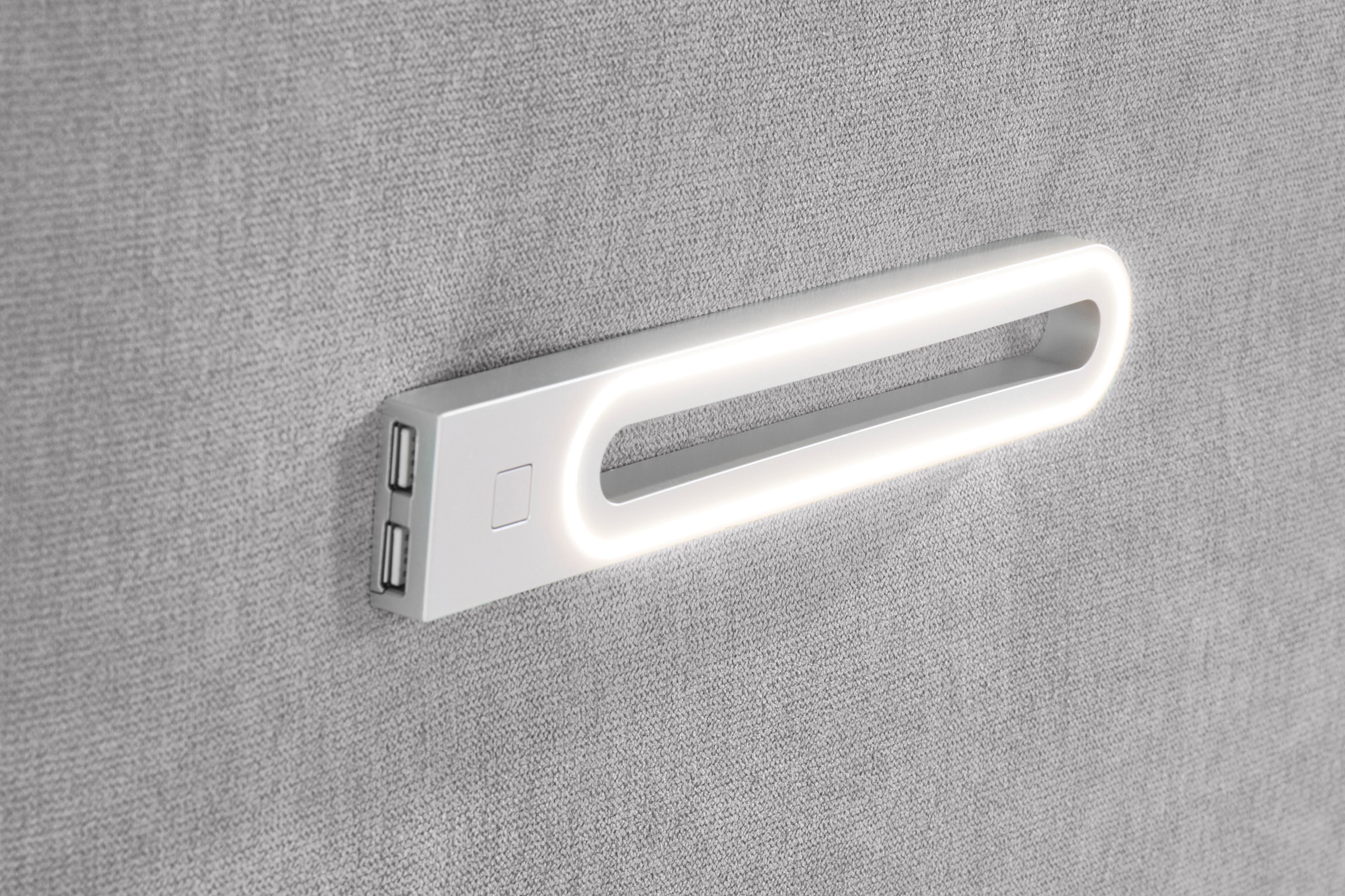 INOSIGN Boxbett »Luan«, Schubkästen, LED-Beleuchtung und Topper, in Breite 120 cm und 180 cm