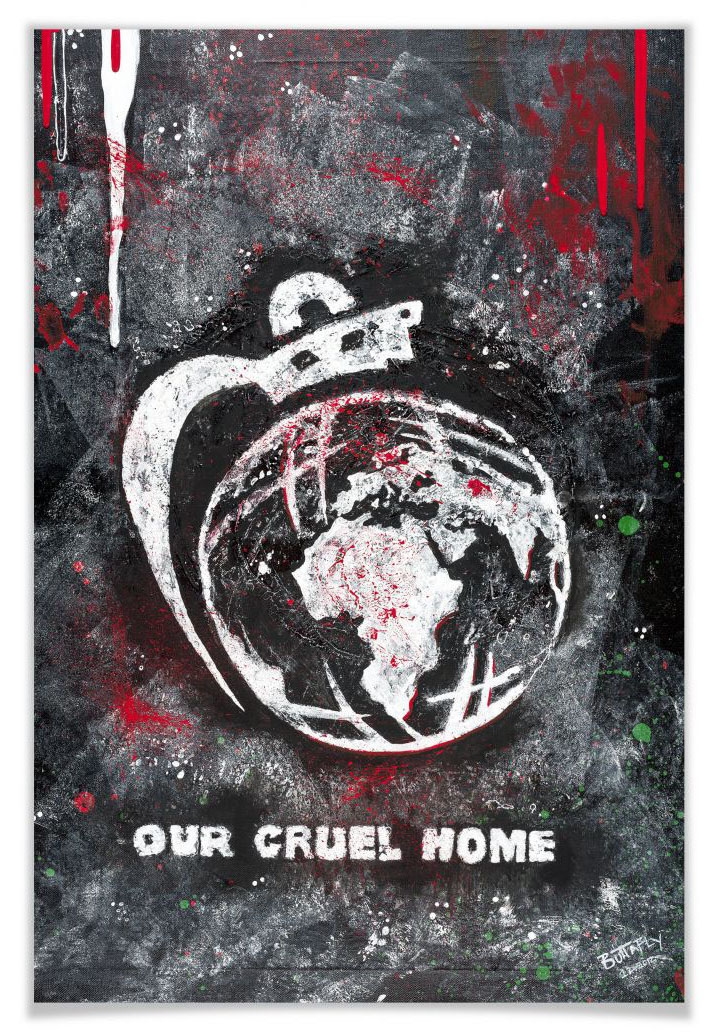 Wall-Art Poster »Our Cruel World«, Wandposter im Schriftzug, Poster, OTTO Bild, Wandbild, Online Shop St.), (1