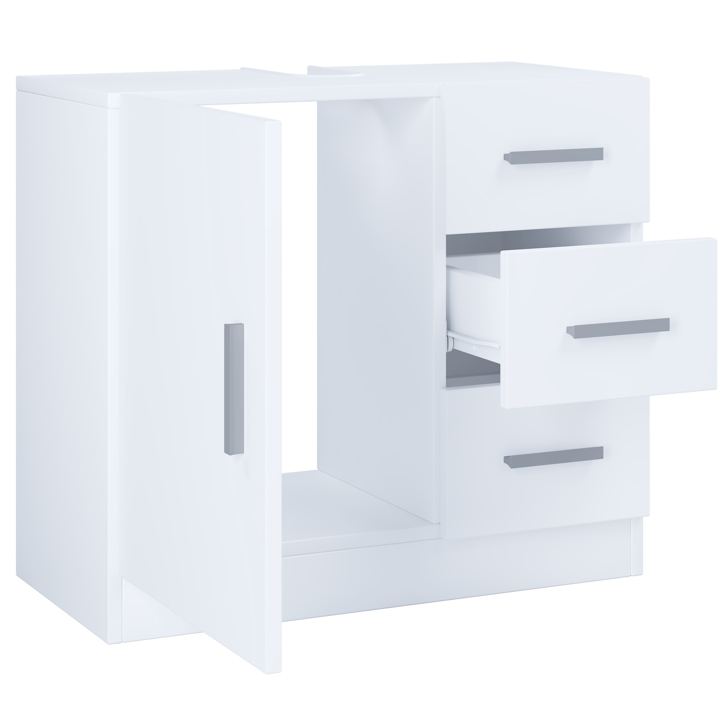 VCM Waschbeckenschrank »Holz Badmöbel Badunterschrank Zalo XL Schublade«