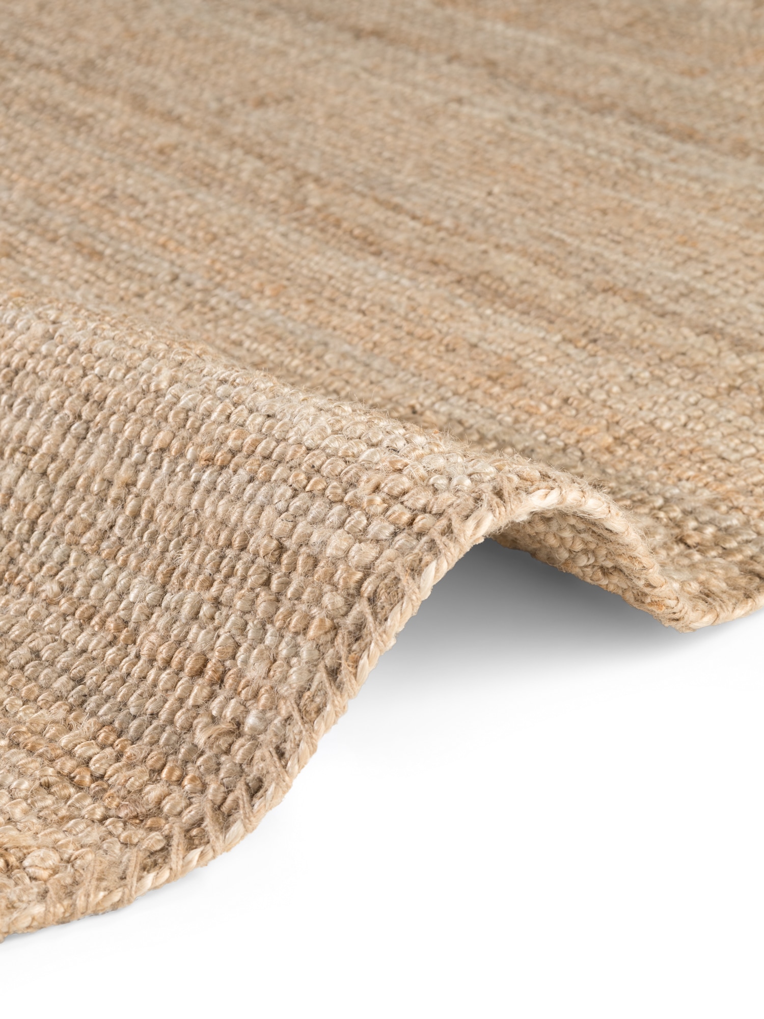 HANSE Home Teppich »Jaipur Juteteppich, als Läufer und in Rund«, rechteckig, 10 mm Höhe, 100% Naturfaser, Wohnzimmer, Esszimmer, Schlafzimmer, GRS