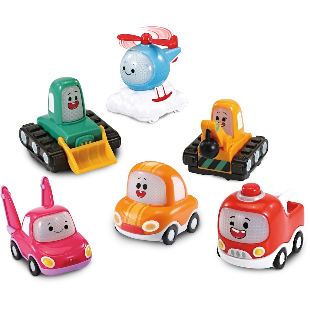 Vtech® Spielzeug-Auto »Tut Tut Cory Flitzer, 6er-Set Minifahrzeuge - Cory & Freunde«