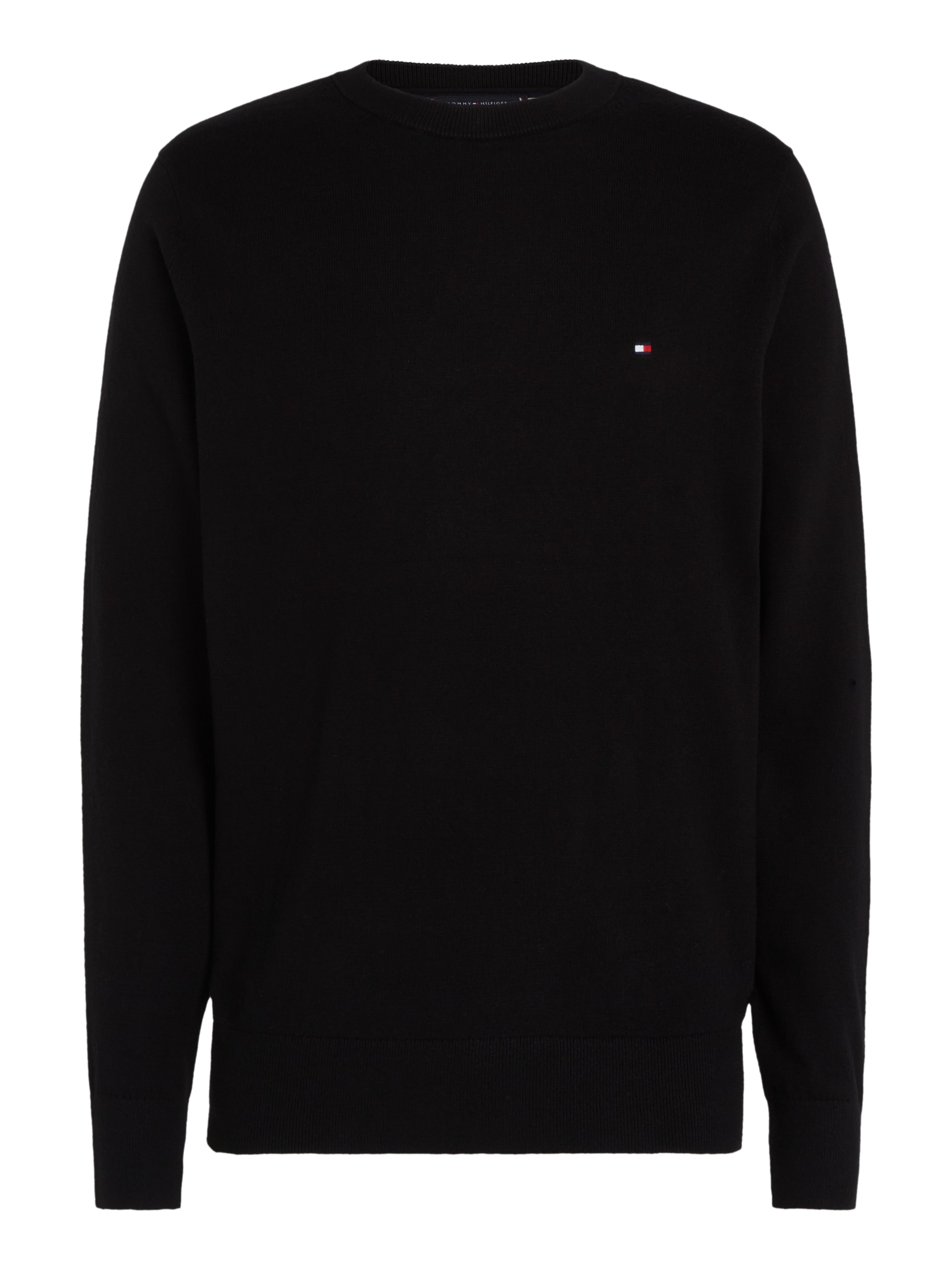 Tommy Hilfiger Rundhalspullover »PIMA ORG CTN CASHMERE CREW NECK«