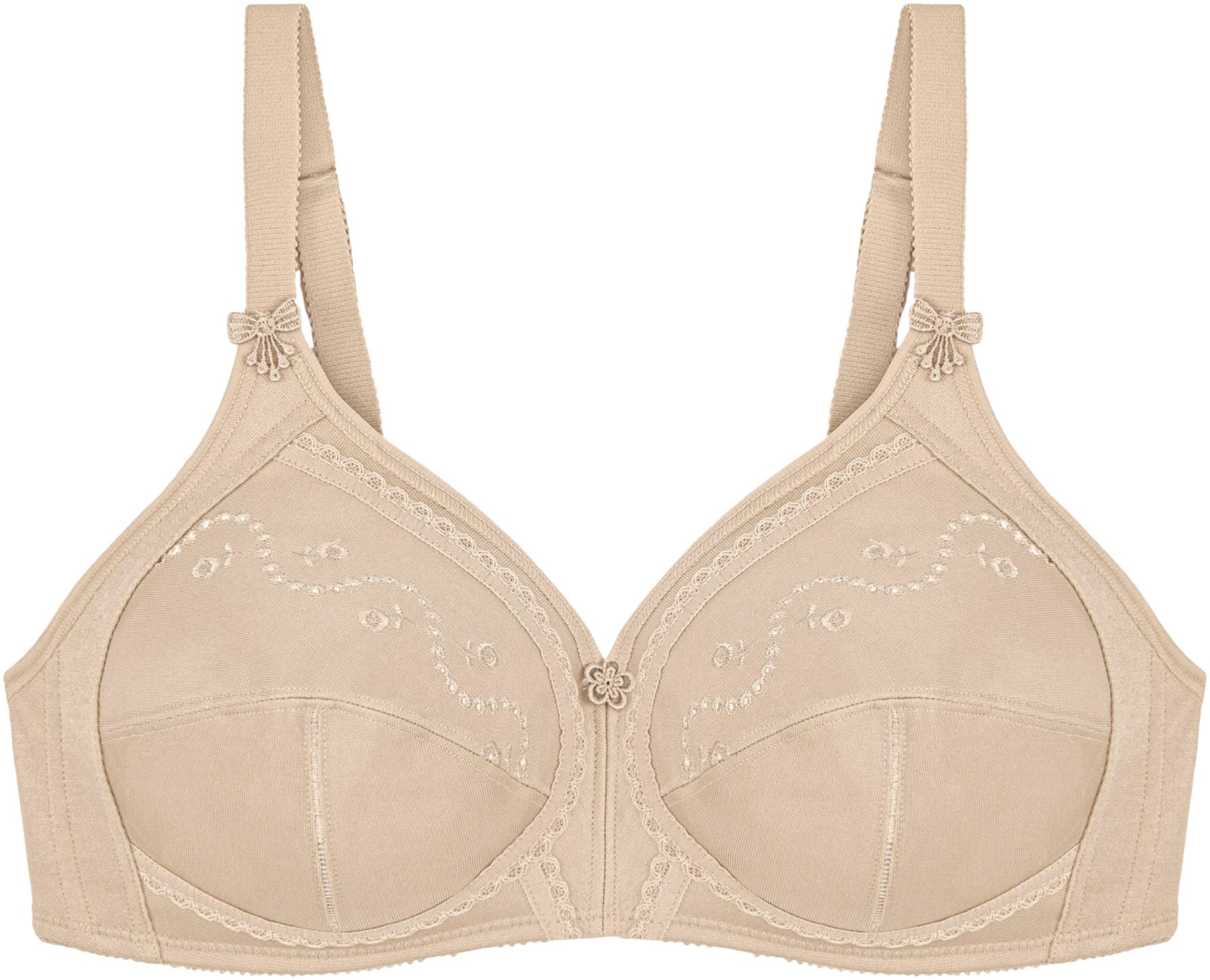 Triumph Bügelloser BH »Doreen + Cotton 01 N«, Klassiker mit Lochstickerei