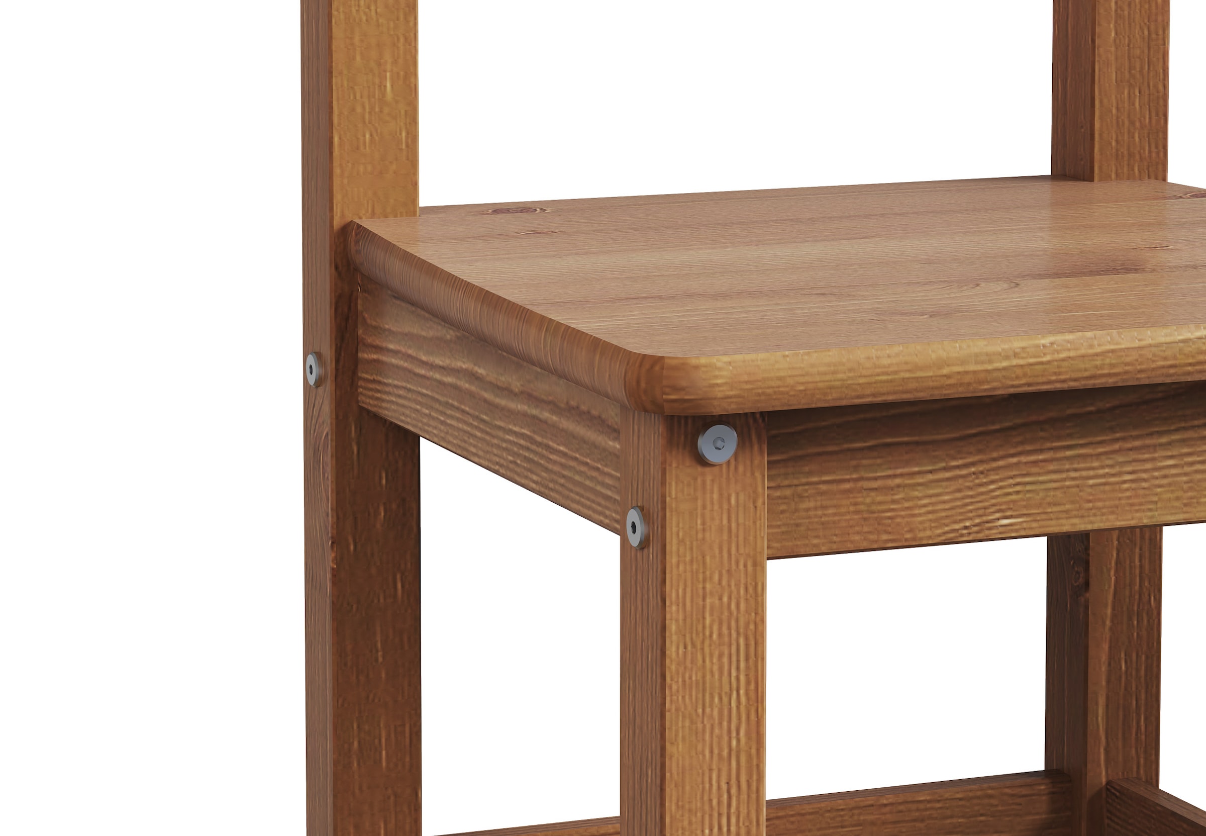 Home affaire Essgruppe »Rauna«, (Set, 5 tlg., 1 Tisch, 4 Stühle), Aus massiver Kiefer, 5-teiliges Set