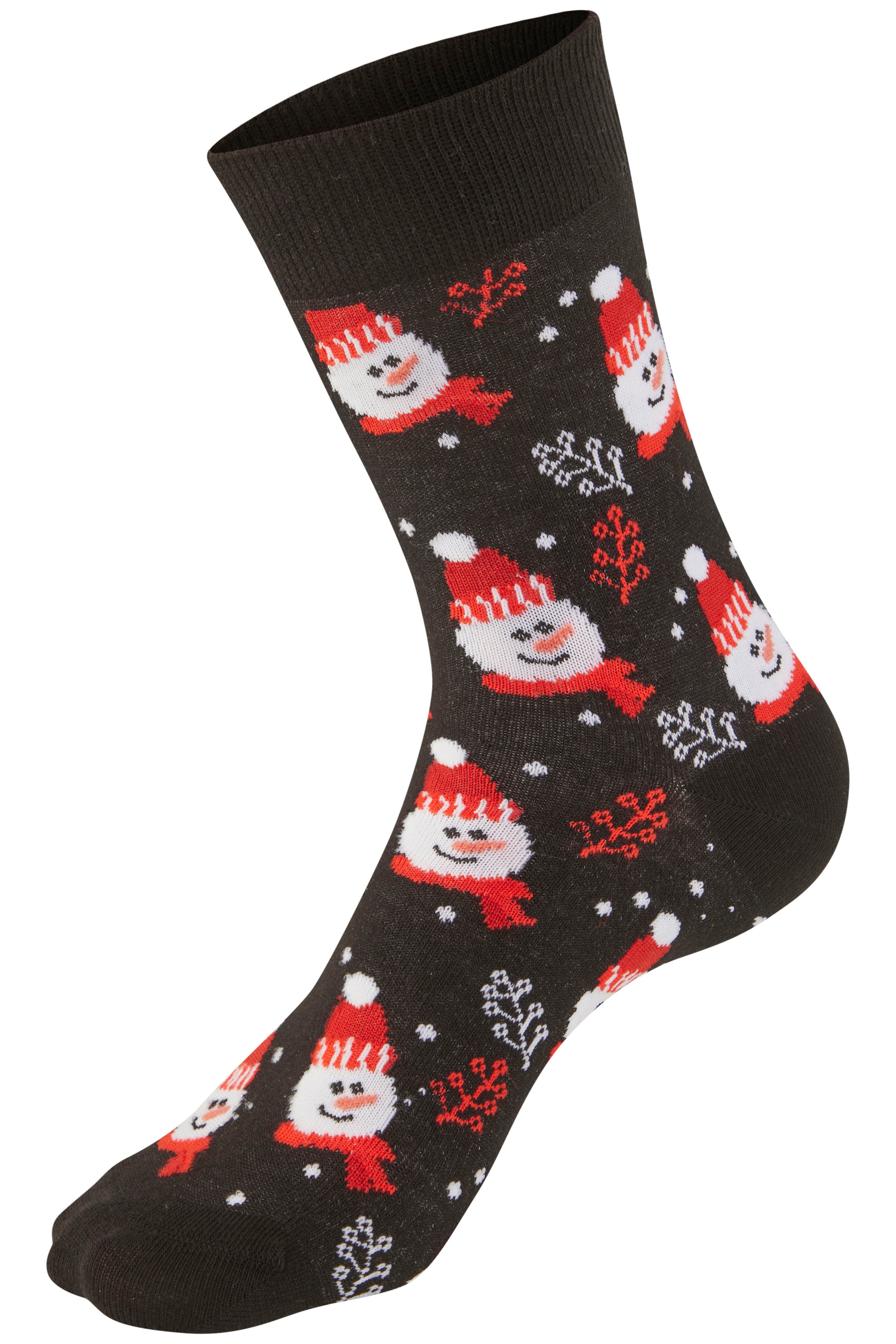 H.I.S Basicsocken Packung, 3 Paar tlg. mit lustigen Weihnachtsmotiven