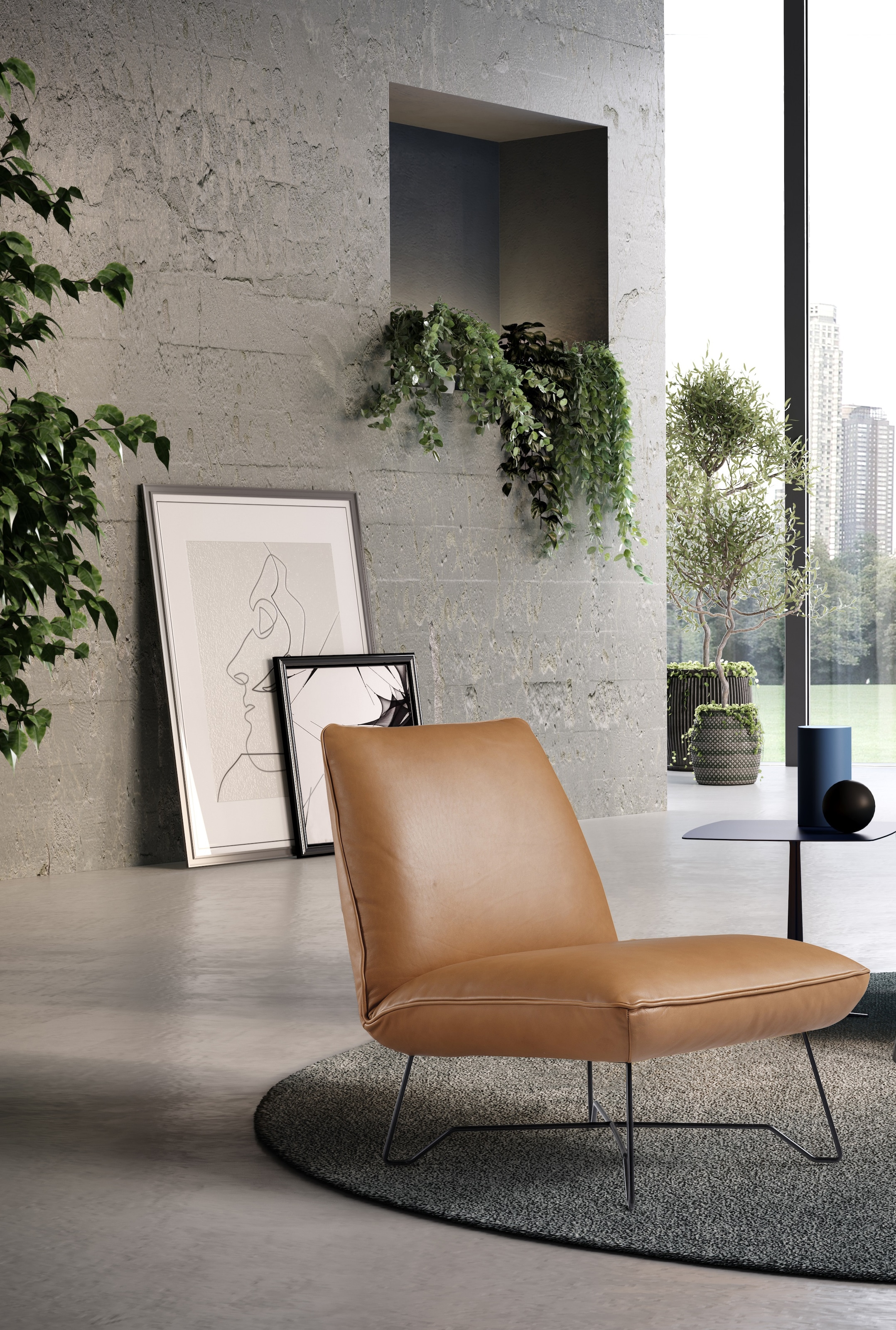 Egoitaliano Sessel »Lia Loungesessel, elegant und stylisch, toller Sitzkomfort«, extravaganter Designsessel, Solitärsessel
