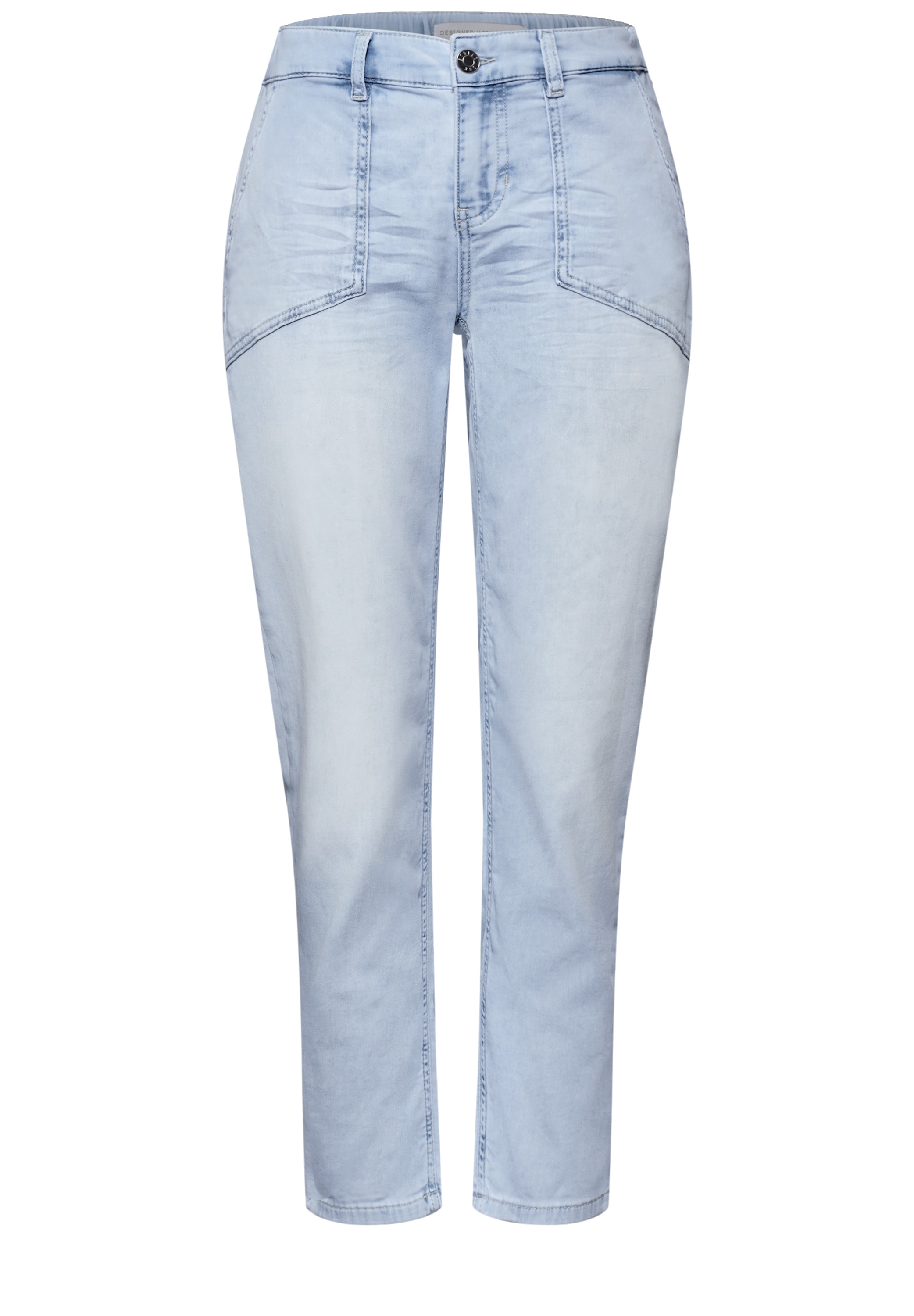 STREET ONE Loose-fit-Jeans im Chino-Look