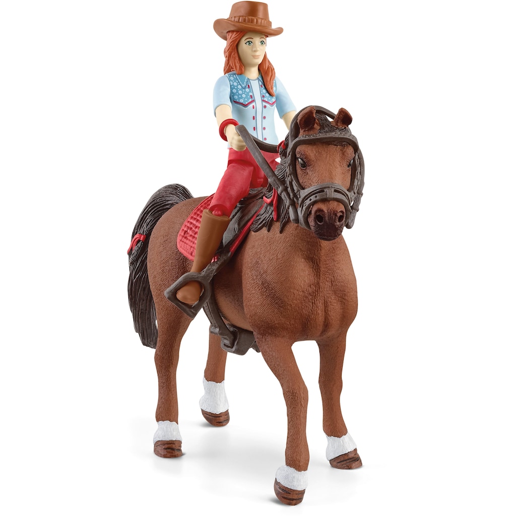 Schleich® Spielfigur »HORSE CLUB, Hannah und Cayenne (42539)«