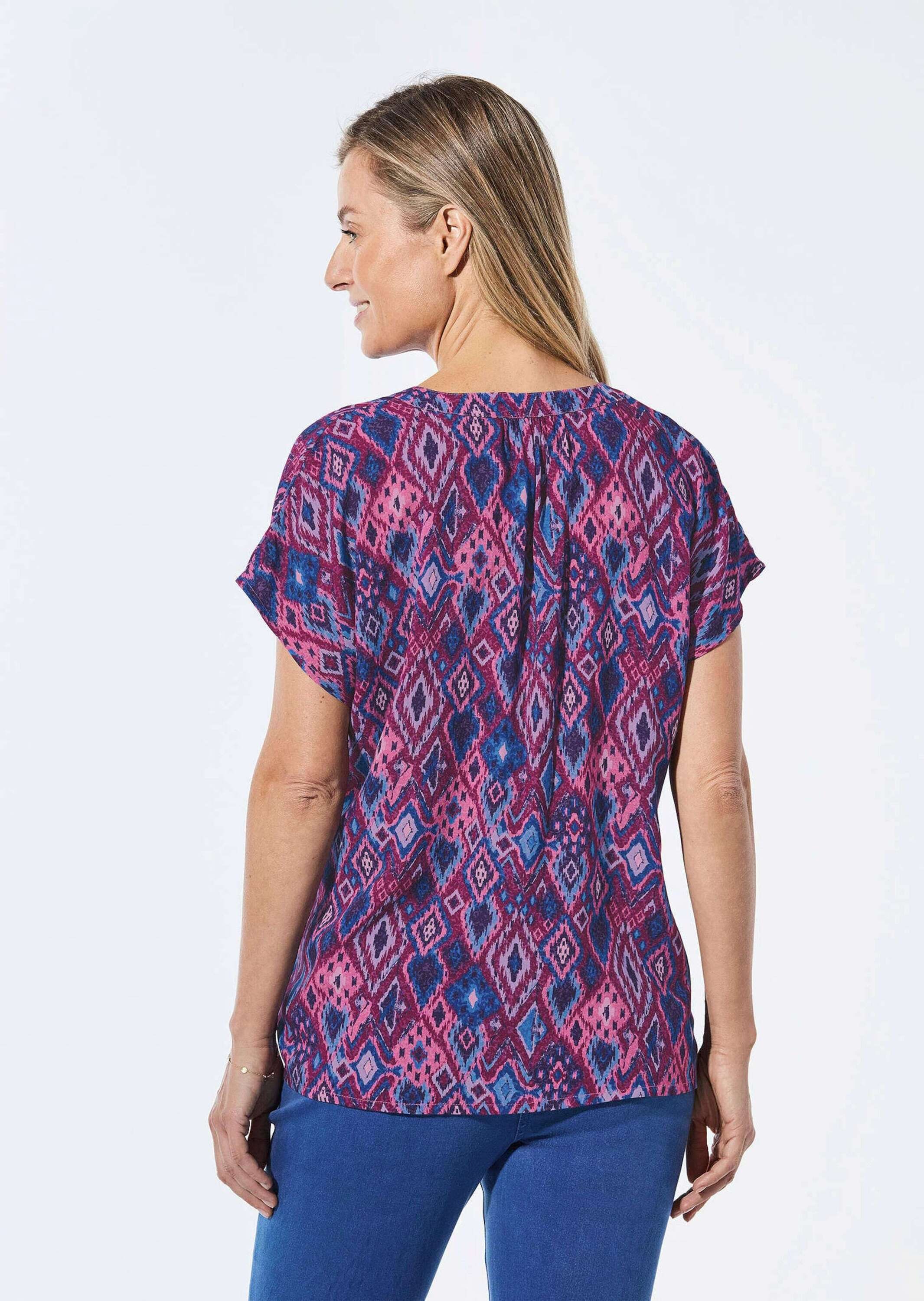 GOLDNER Schlupfbluse »Bluse Bluse mit Tunika Ausschnitt«