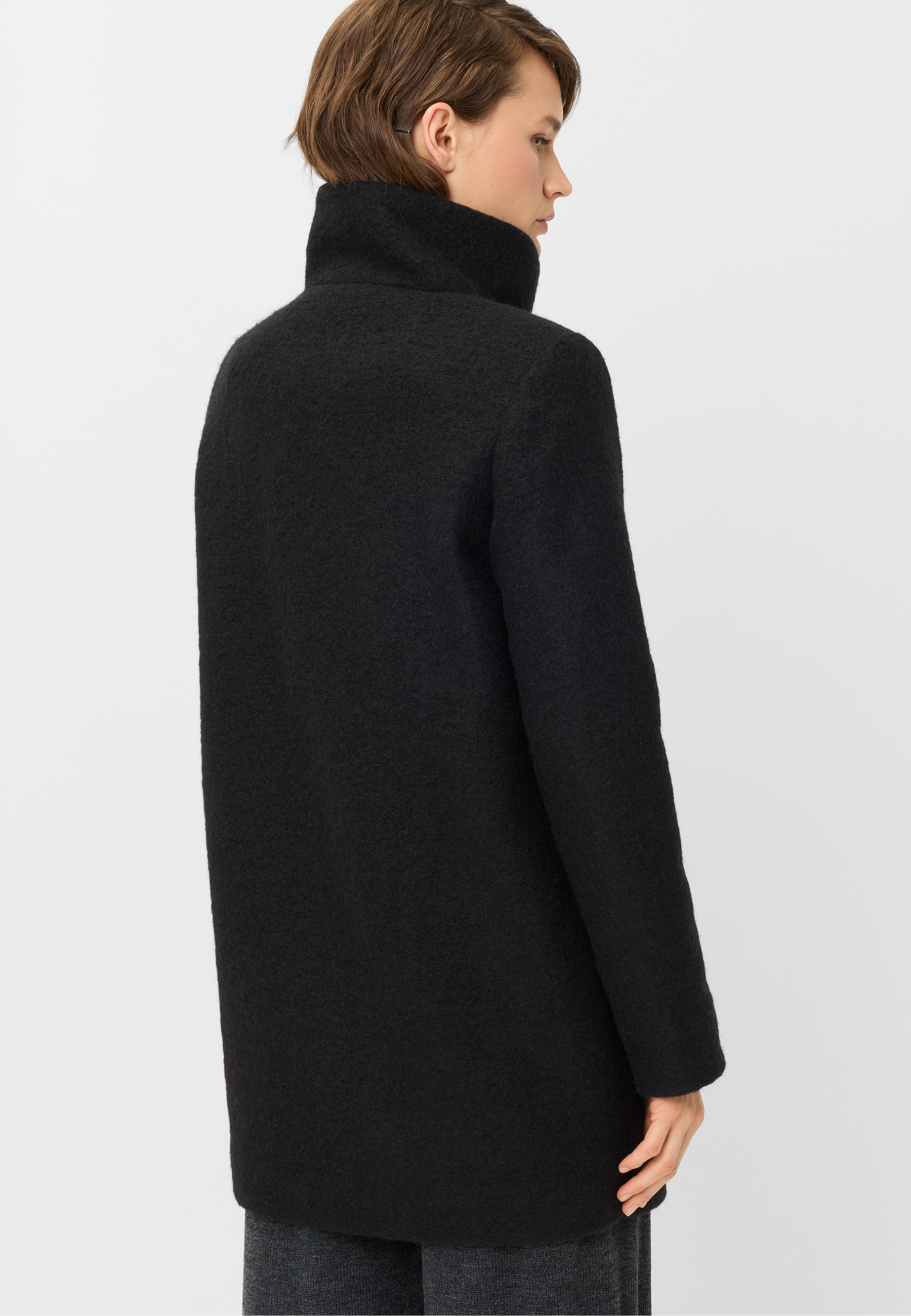 Fuchs Schmitt Wollmantel Stehkragen, Regular Fit, Wollmix