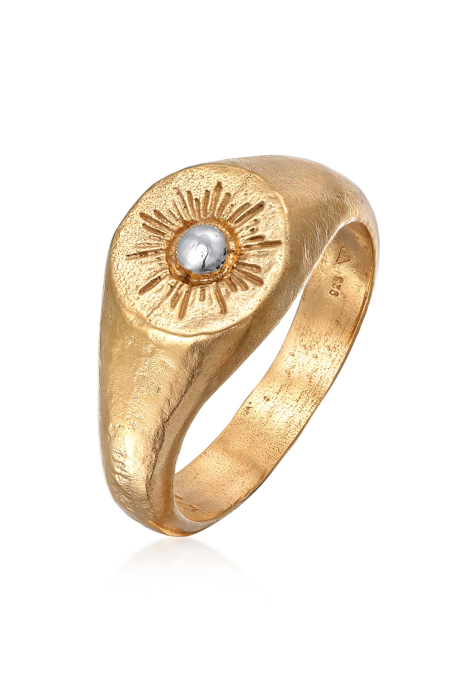 HAZE & GLORY Siegelring »Ring Siegelring - Sun Lover 925 Silber«
