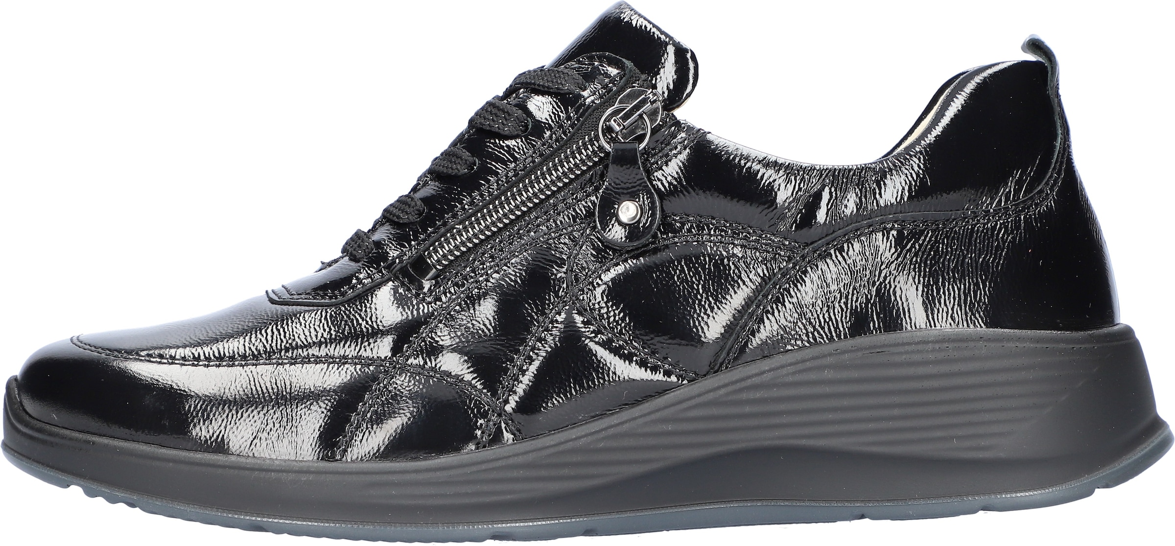 Waldläufer Sneaker »KALEA«, Komfortschuh, Halbschuh, Schnürschuh mit Reißverschluss, K-Weite