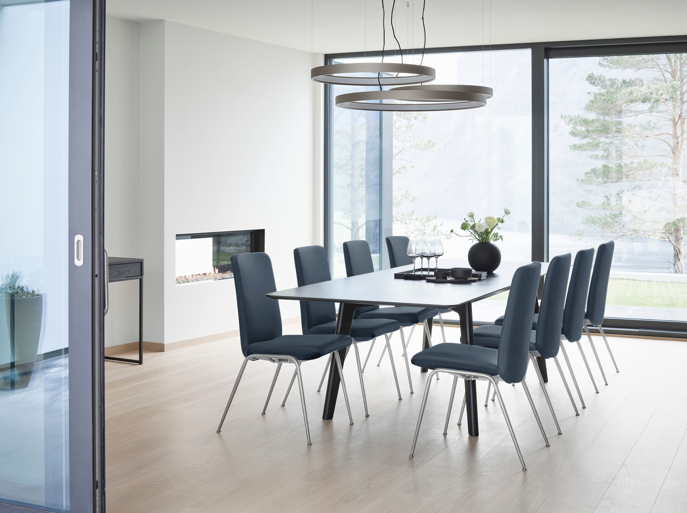 Stressless® Polsterstuhl »Laurel«, Microfaser DINAMICA, Low Back, Größe L, mit Beinen aus Stahl in Chrom matt