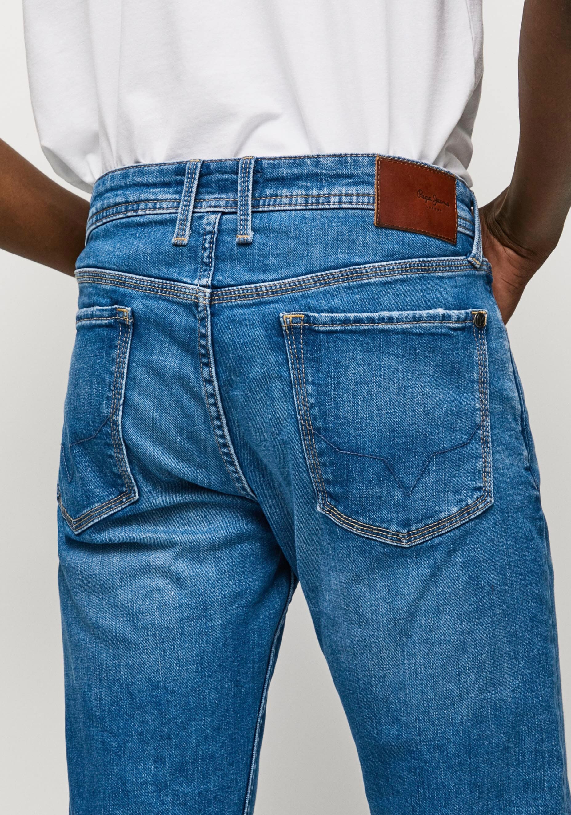 Pepe Jeans Slim-fit-Jeans »HATCH REGULAR«, mit Stretchanteil
