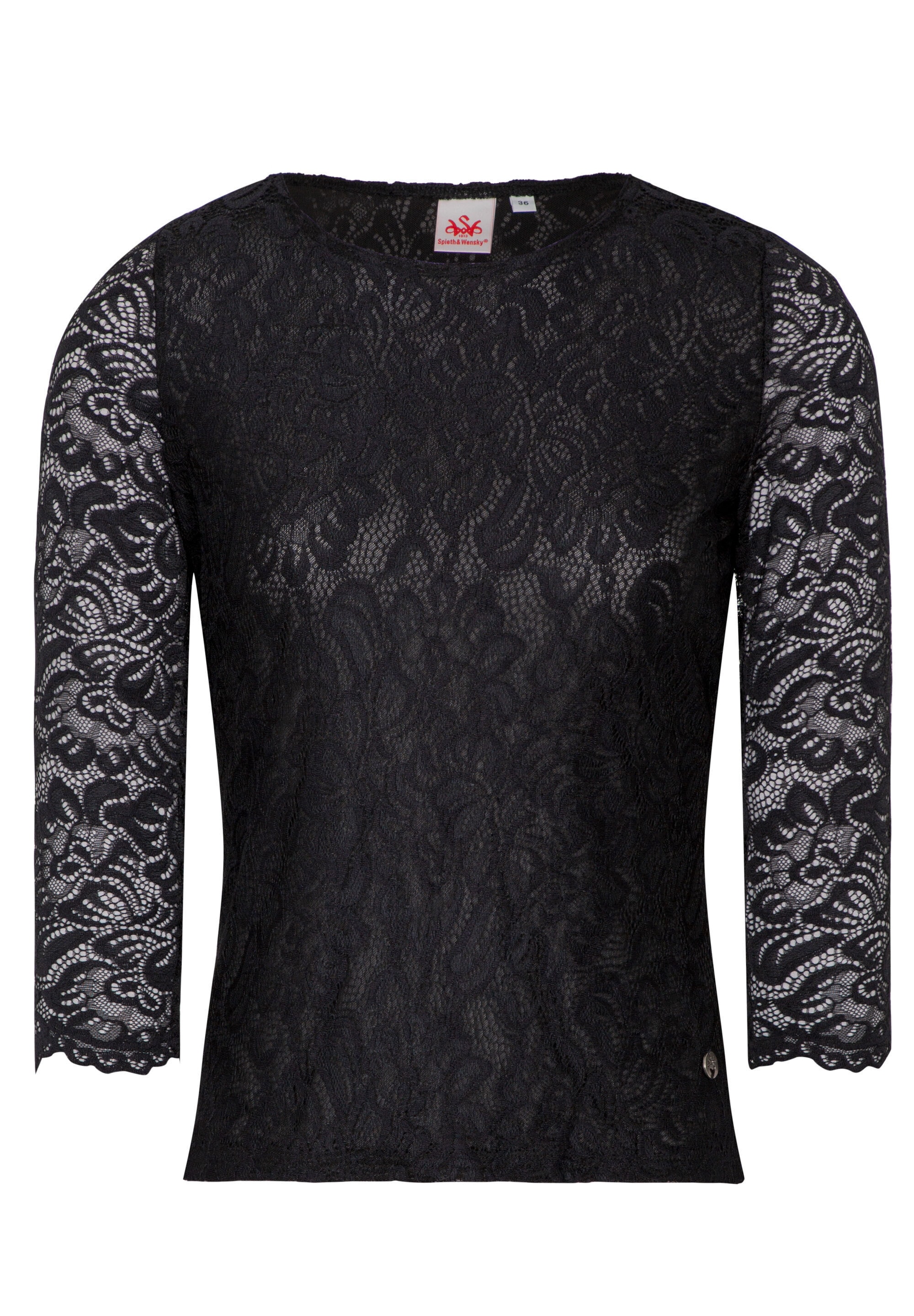Spieth & Wensky Shirtbluse »Alheim« Rundhals Ausschnitt
