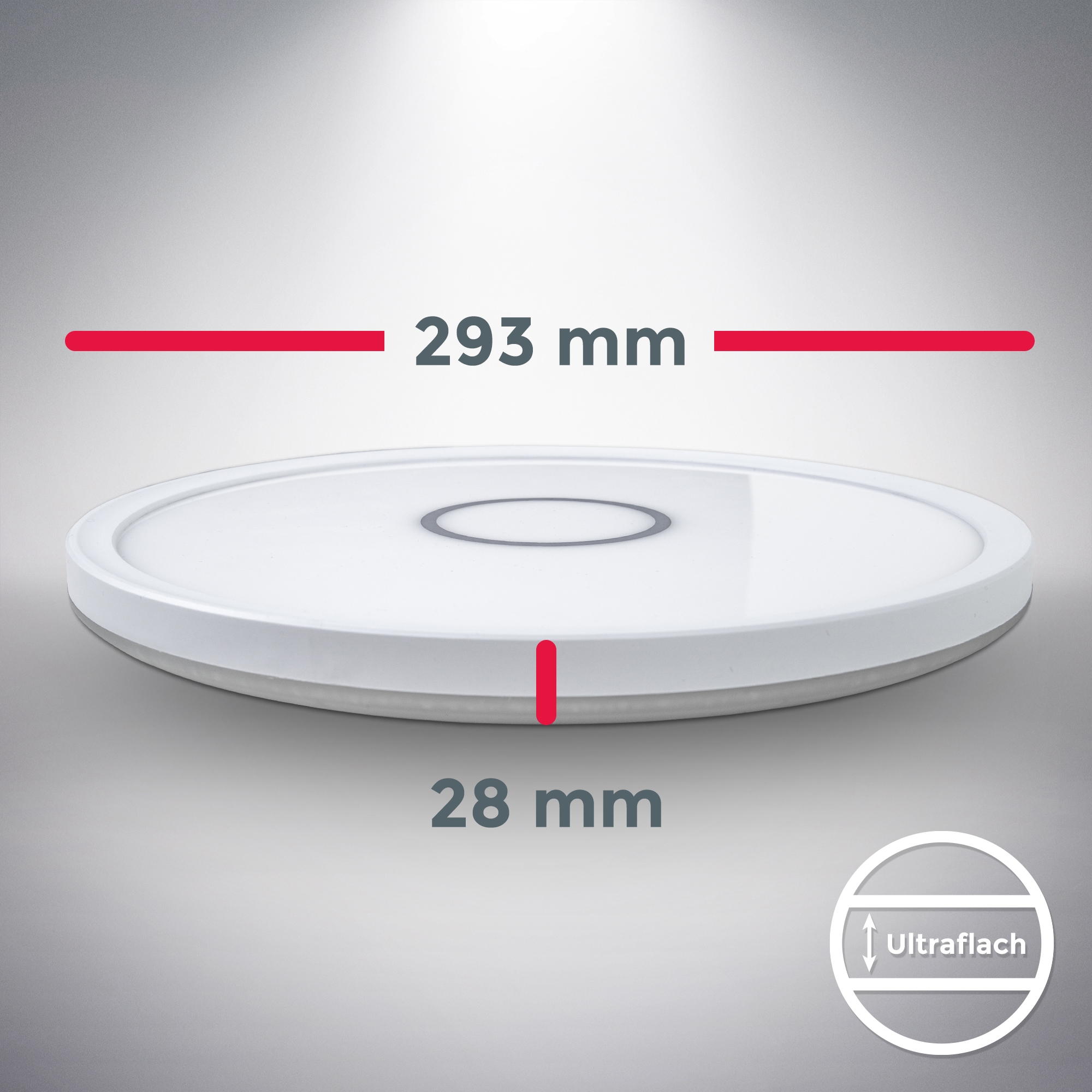 B.K.Licht LED Deckenleuchte, 1 flammig-flammig, 18W bestellen ultraflach, bei Flur, Wohnzimmer, online OTTO inkl. Panel, 2400lm Deckenlampe