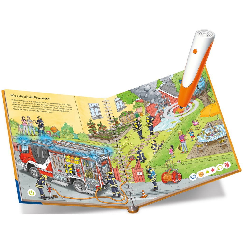 Ravensburger Buch »tiptoi® Wieso? Weshalb? Warum? Bei der Feuerwehr«