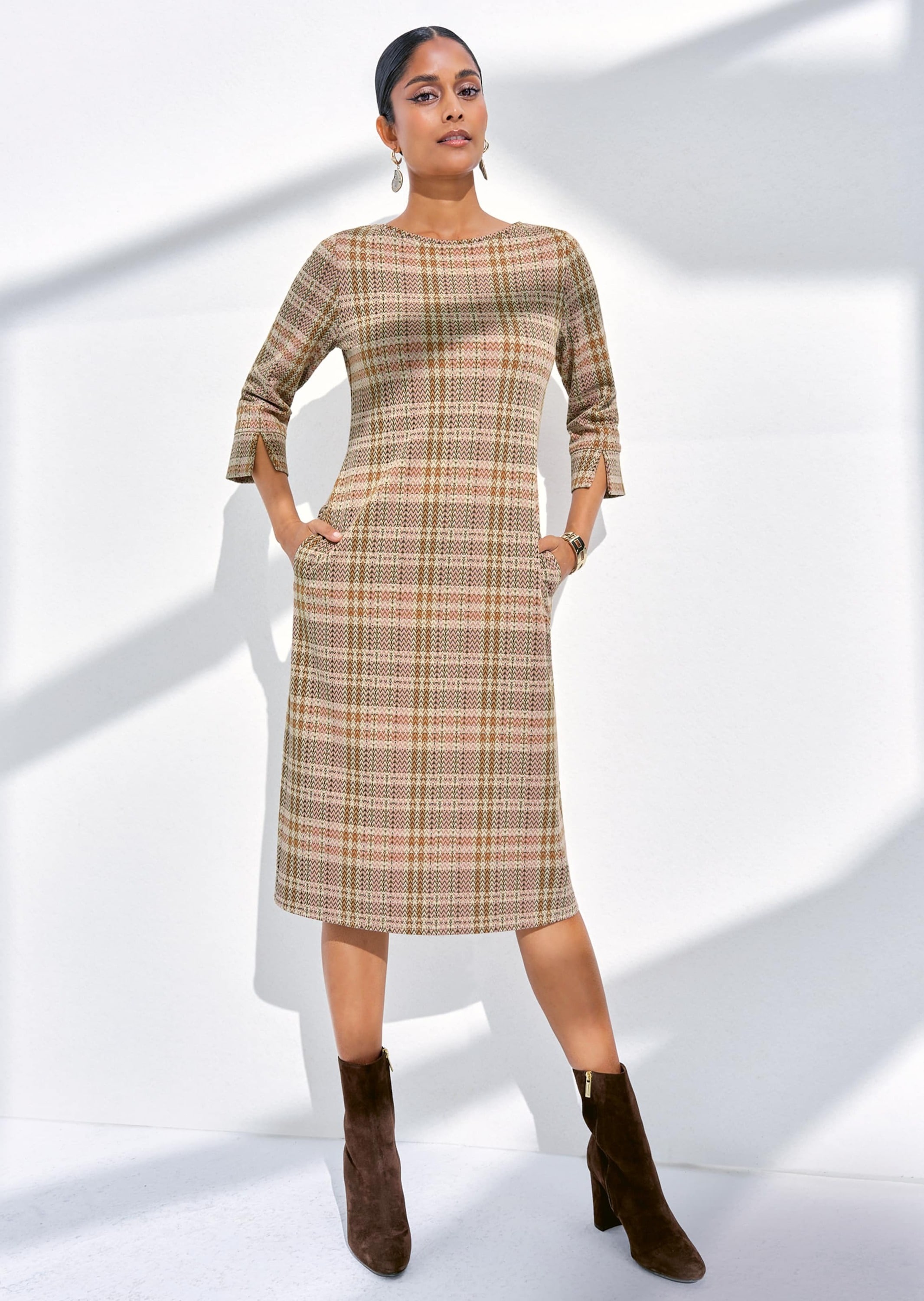 MADELEINE Sommerkleid »Kleid Kleid mit 3/4-Ärmeln«