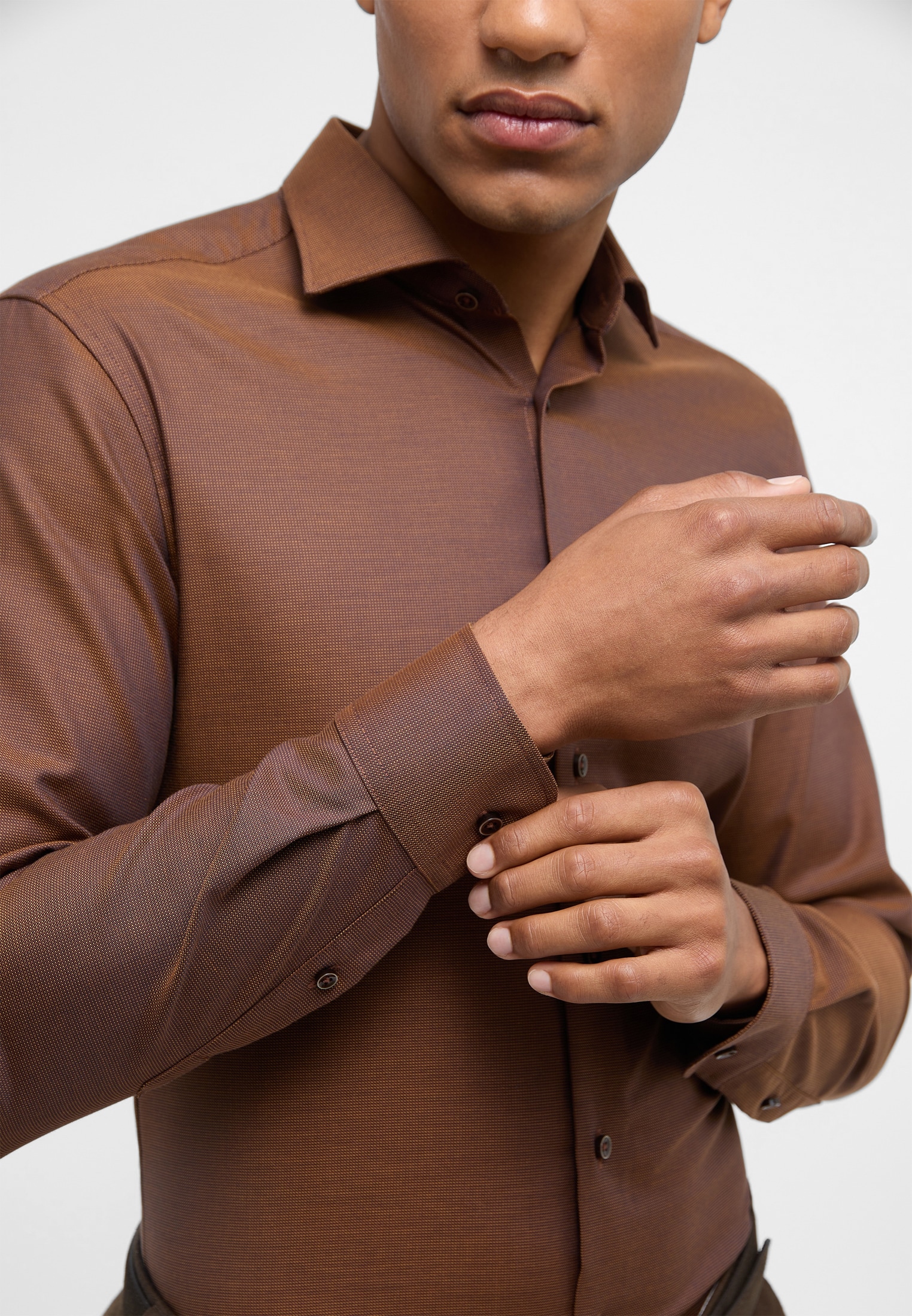 Eterna Langarmhemd »SLIM FIT« NON IRON (bügelfrei)