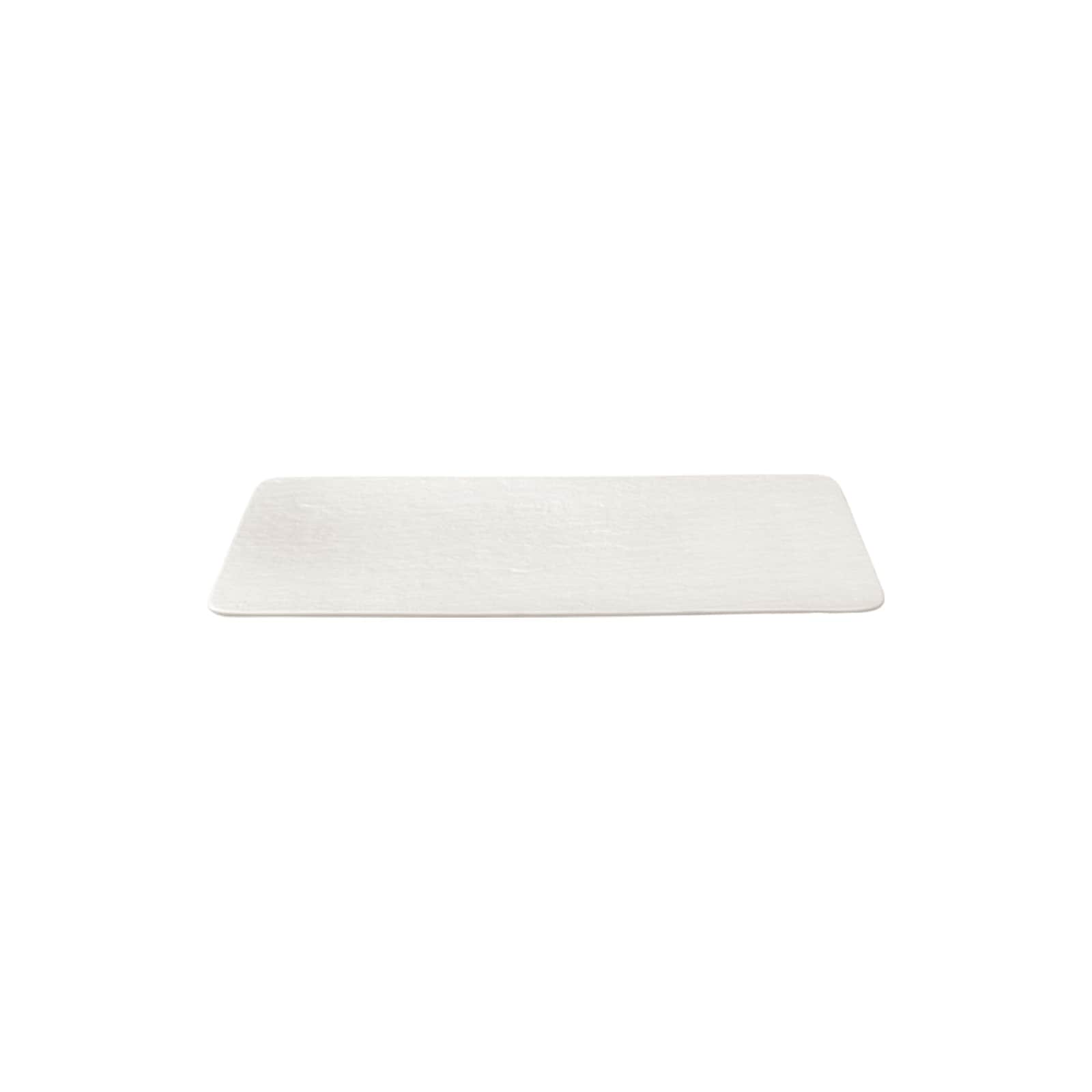 Villeroy & Boch Servierplatte »Servierplatte Manufacture Rock 35 cm weiß«