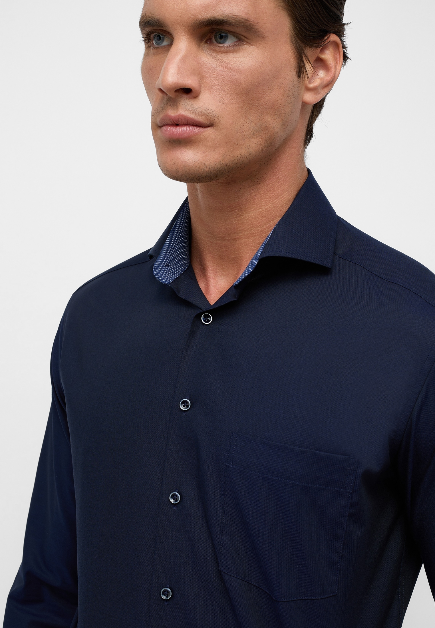 Eterna Langarmhemd »MODERN FIT« NON IRON (bügelfrei)