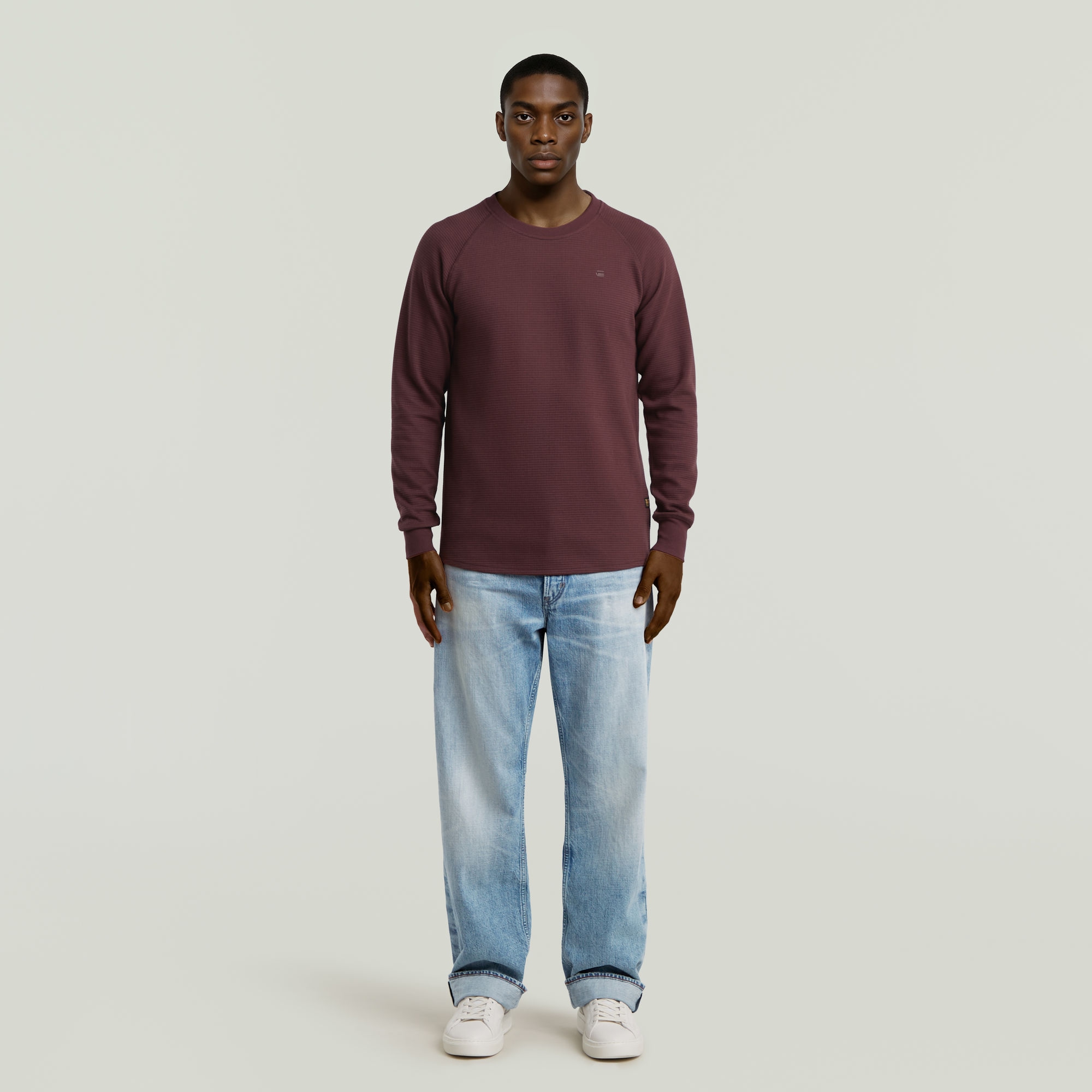 G-STAR Sweater »Jirgi«, mit Label-Detail auf der Brust
