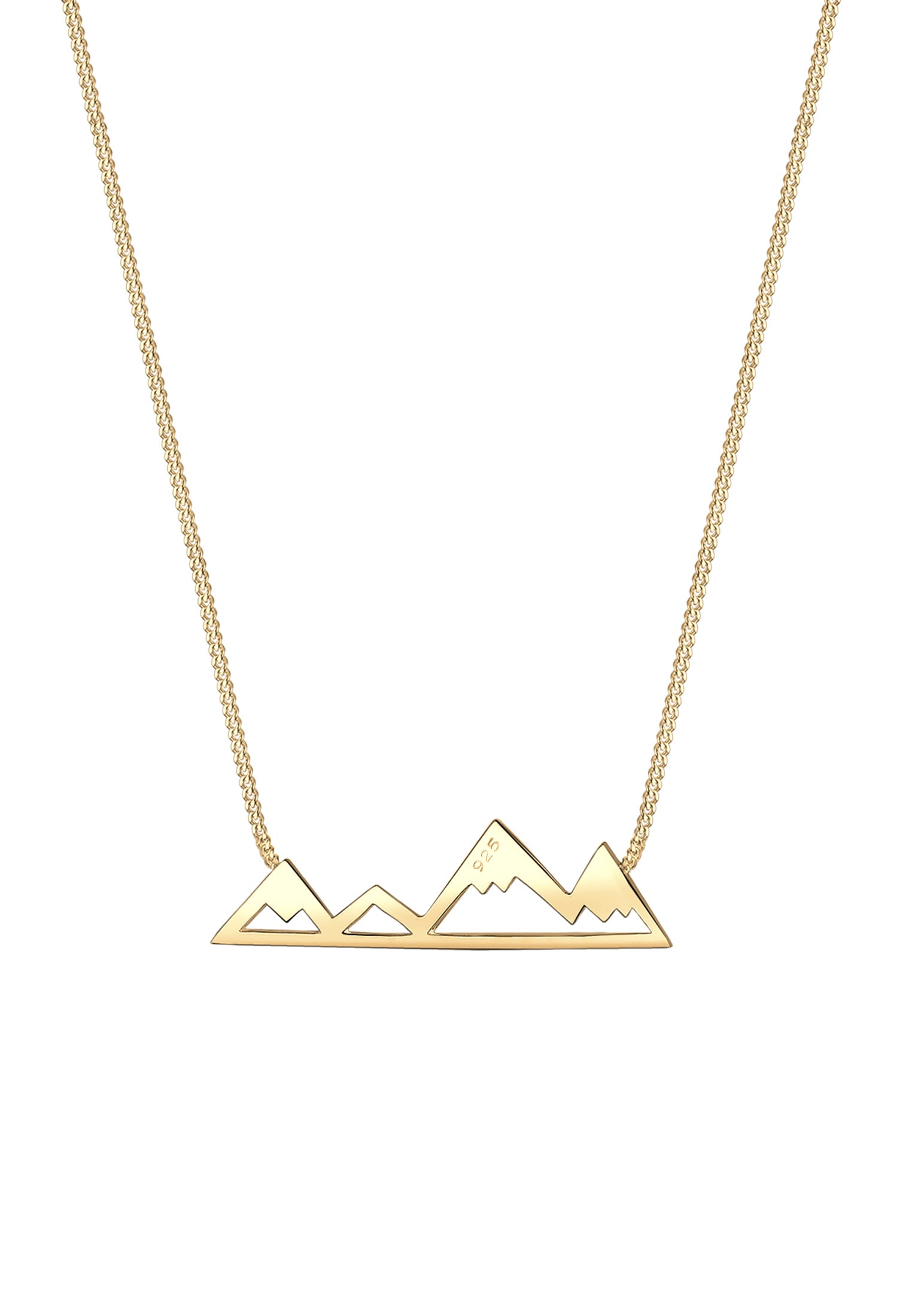 Elli Kette mit Anhänger »Halskette Anhänger Berge Mountain 925 Sterling Silber«