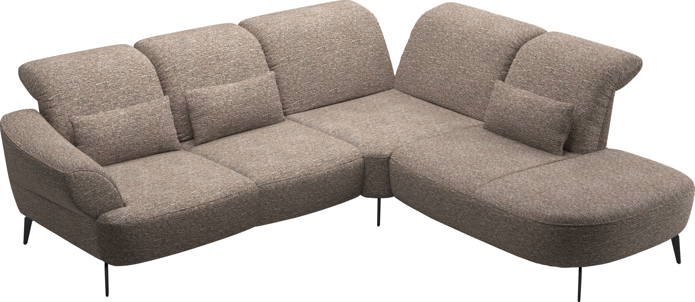 sit&more Ecksofa »Dance«, inkl.System Click&Seat und Sitztiefenverstellung