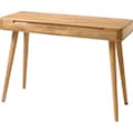 Home affaire Schreibtisch »Scandi«, aus massivem Eichenholz, mit vielen Stauraummöglichkeiten, Breite 110 cm