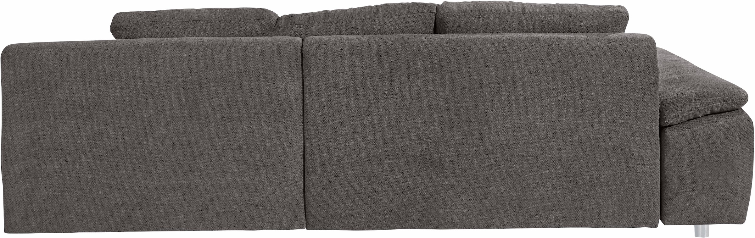 sit&more Ecksofa Labene, wahlweise mit Bettfunktion und Bettkasten, inkl. Rückenkissen