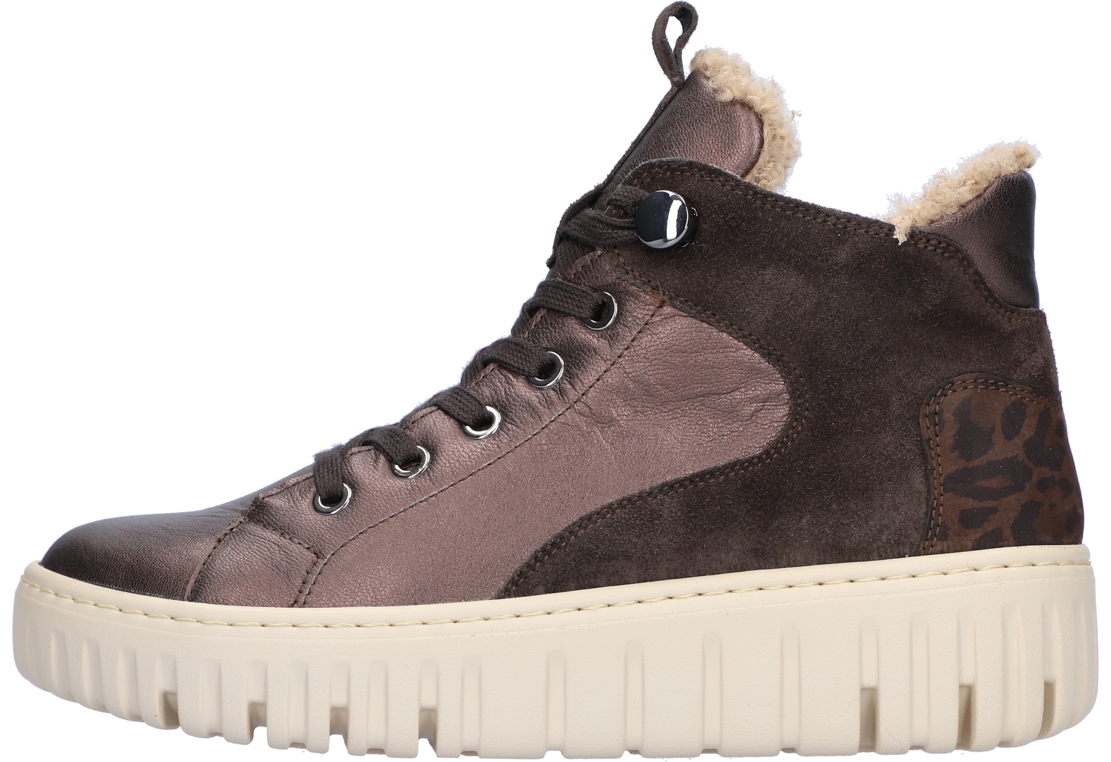 Waldläufer Stiefelette »H-Livia«  , Schnürboots, Komfort-Stiefelette in Bequemweite G (= weit)