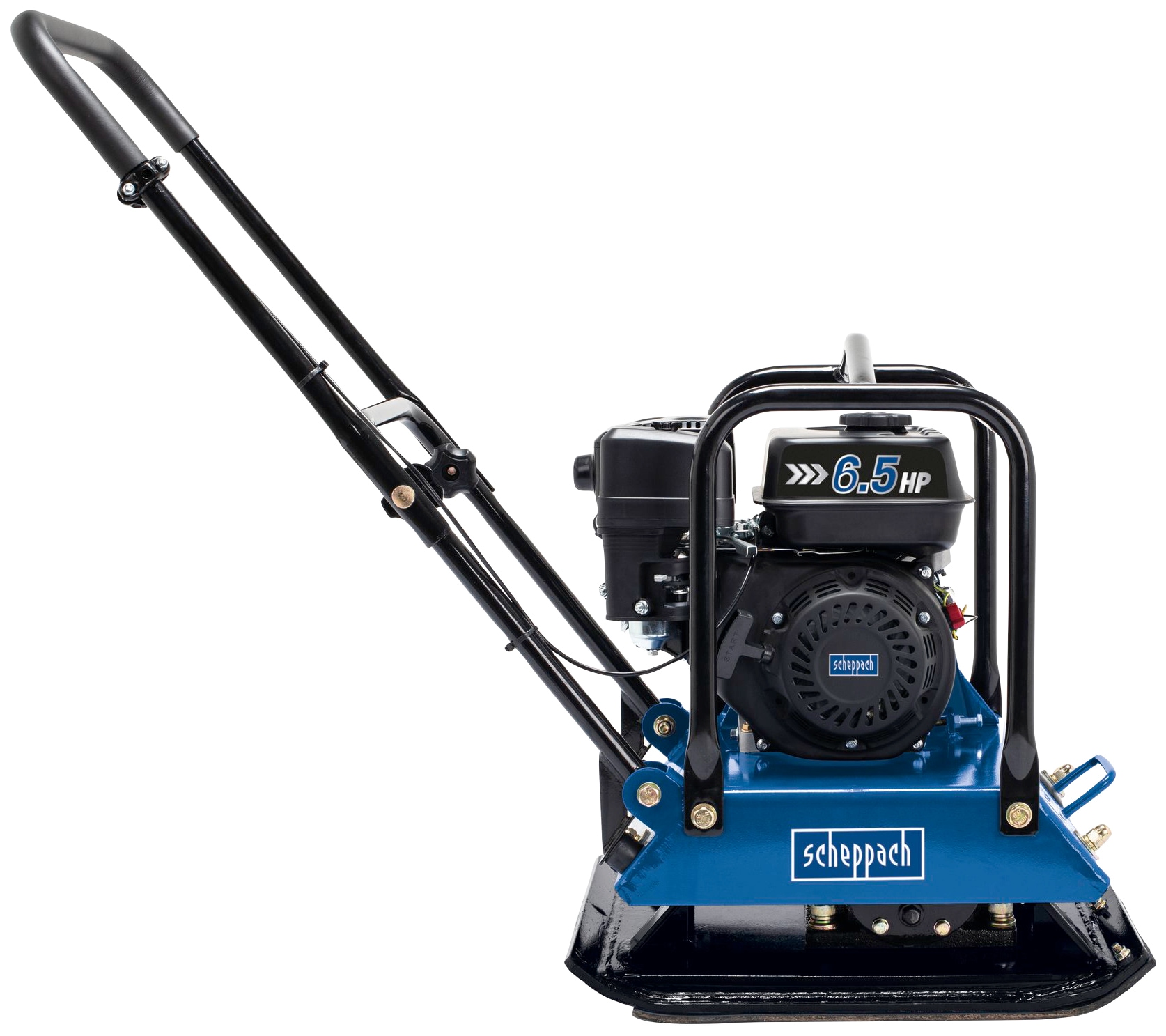 Scheppach Rüttelplatte »HP2200S«, Inklusive Gummimatte für Pflasterarbeiten