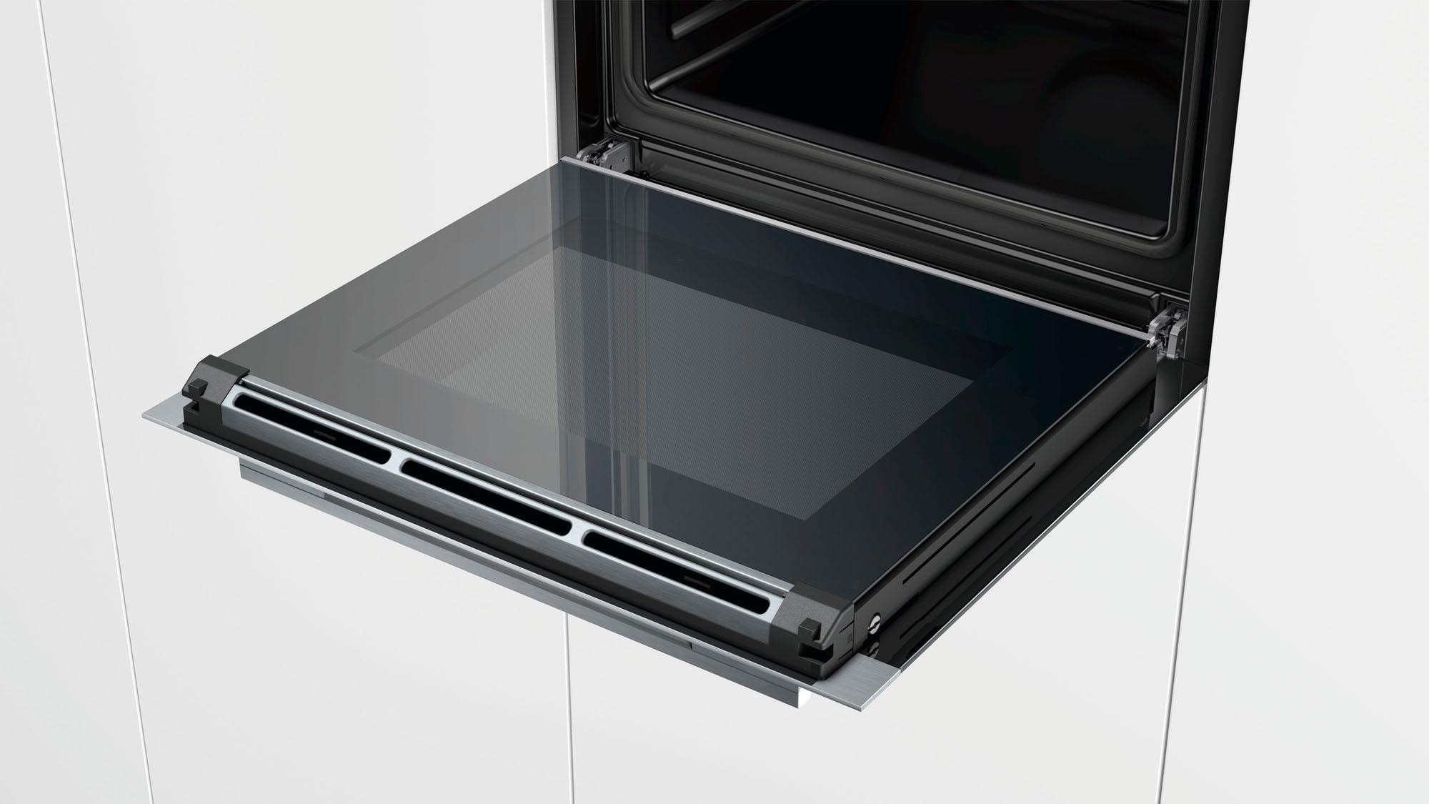 SIEMENS Einbaubackofen iQ700 »HB634GBS1«, mit Teleskopauszug nachrüstbar, ecoClean Plus, mit ecoClean