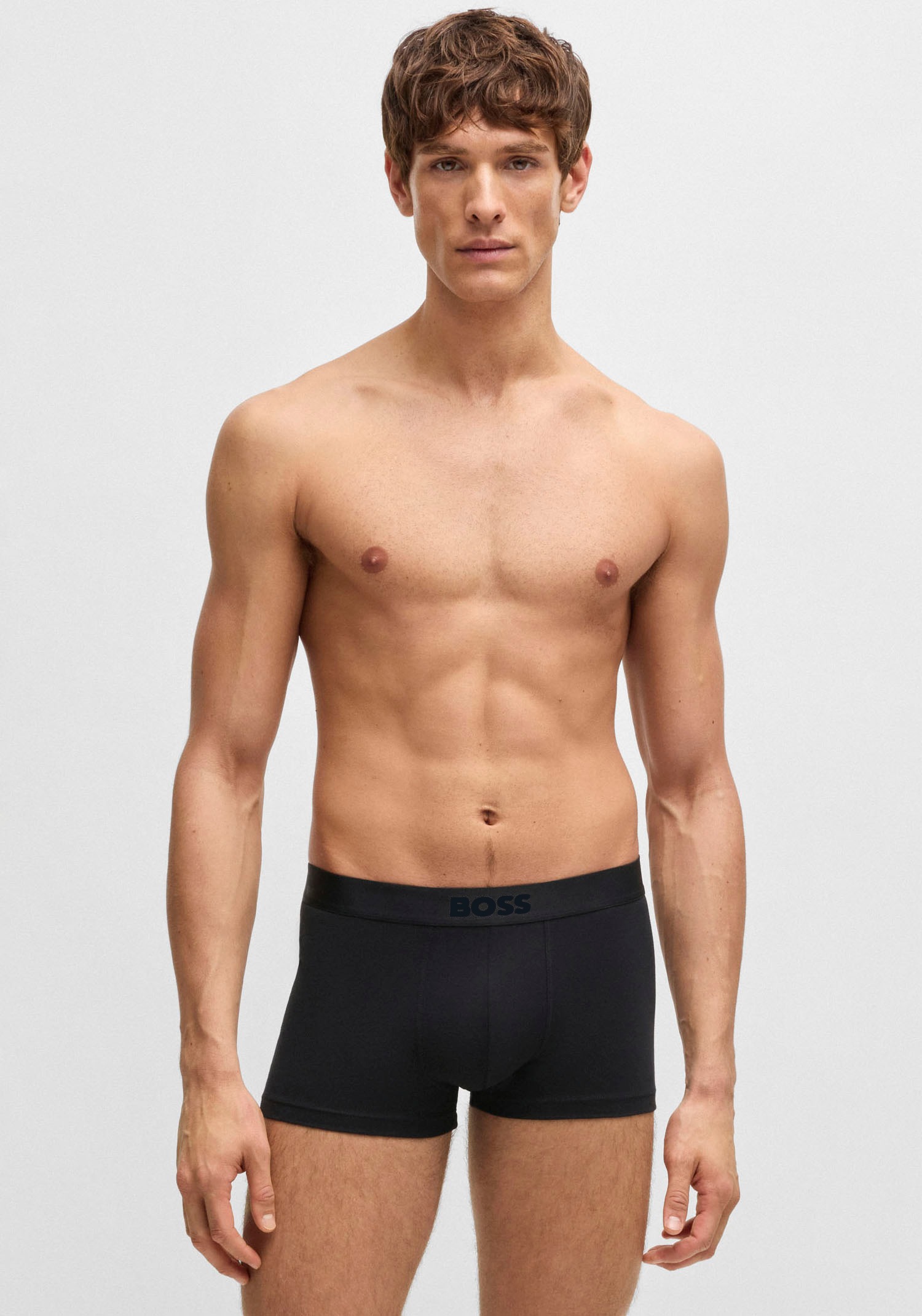 BOSS Trunk »3P Trunk BOSS ONE« mit unifarbenen Bund