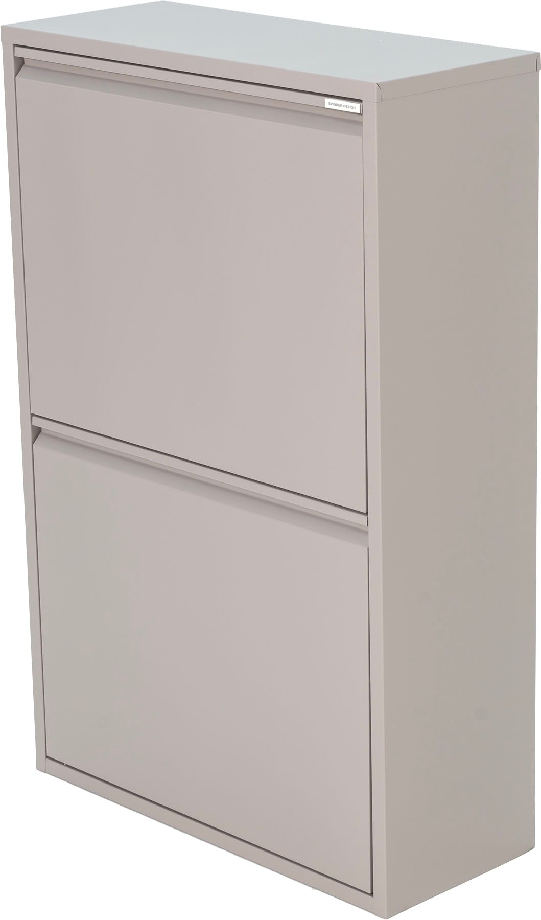 Spinder Design Mülltrennsystem »GIGI 4« Stahl-Abfalltrennsystem mit 4x 18,5-Liter-Inneneimern