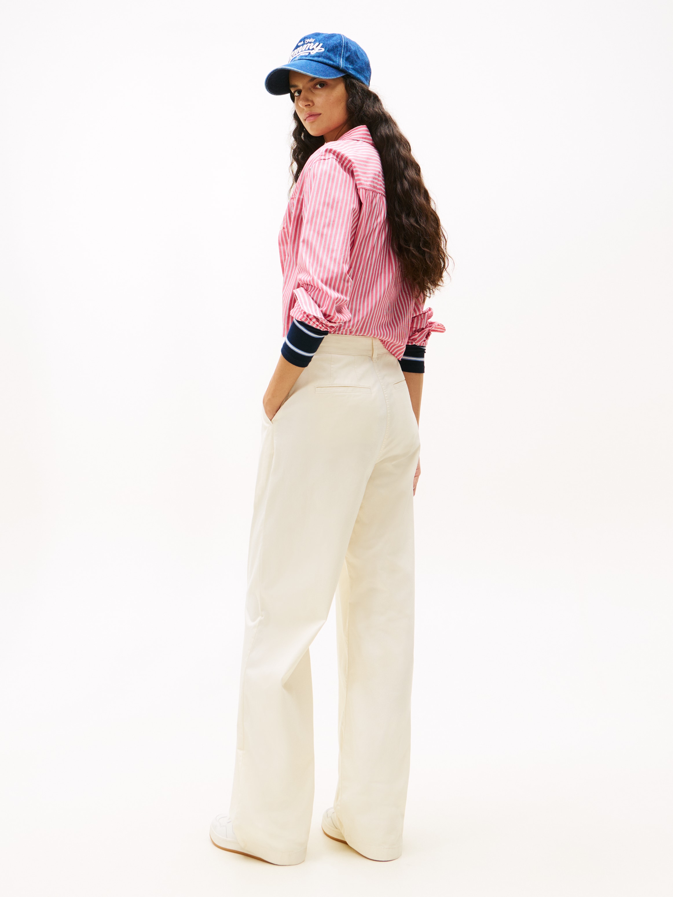 Tommy Jeans Chinohose »TJW WIDE LEG CHINO«  Baumwollmischung,  lässig geschnitten