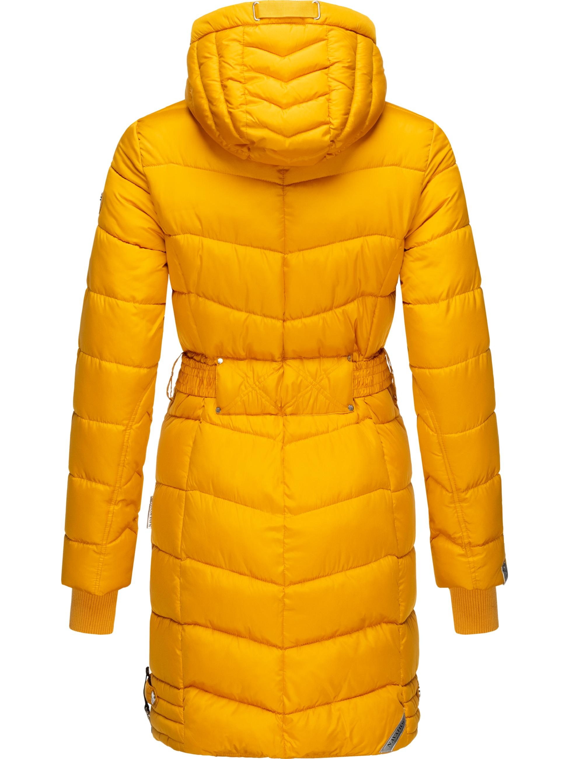 Navahoo Steppmantel »Steppmantel Alpenveilchen«, Stylischer Wintermantel mit schicken Details