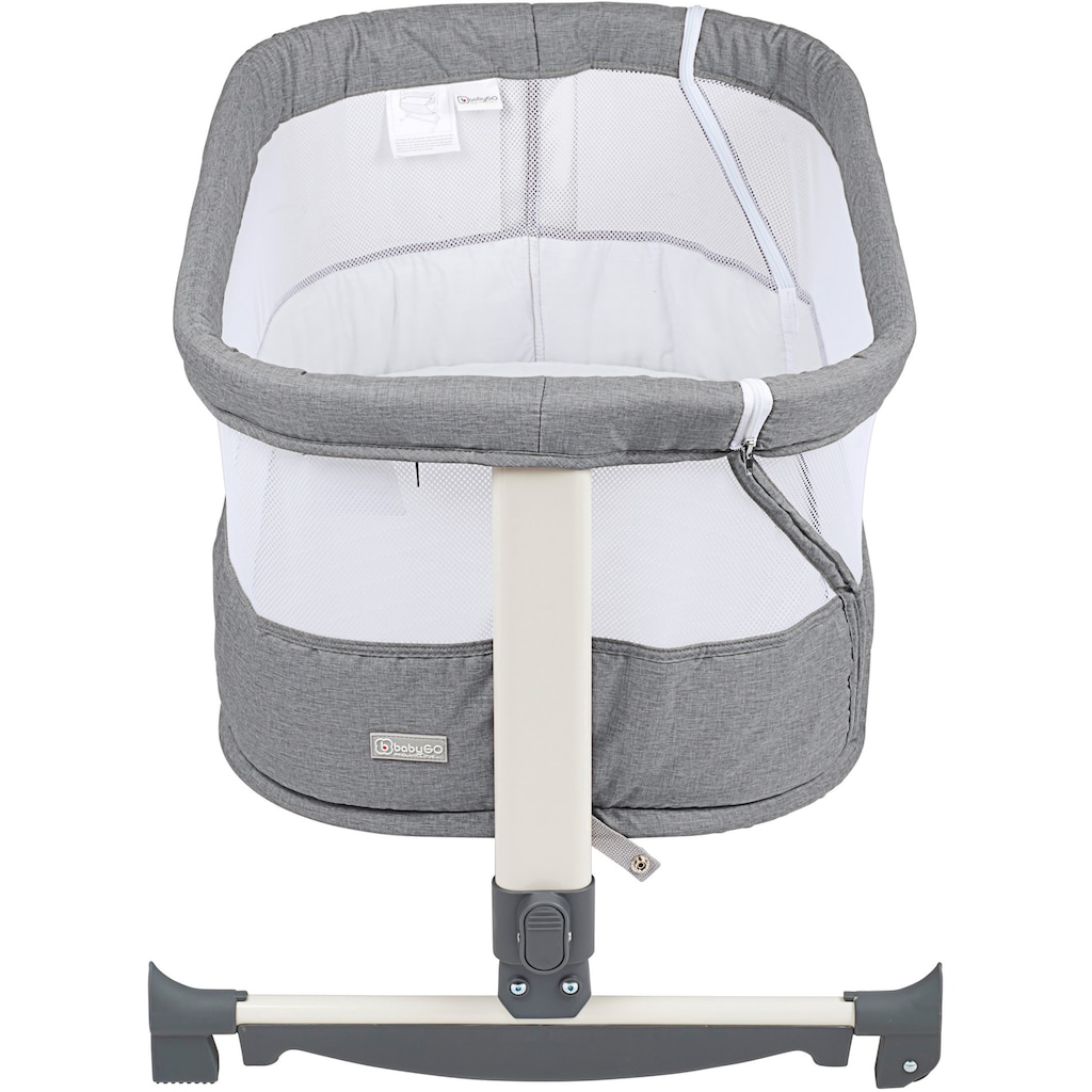 BabyGo Beistellbett »Vivaldi, grey«