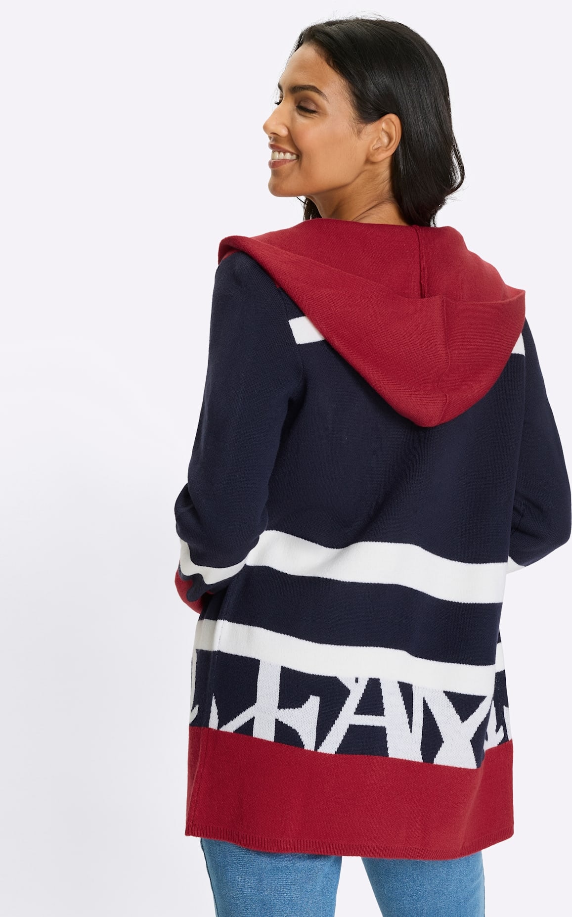 Classic Basics Jacquardstrickjacke