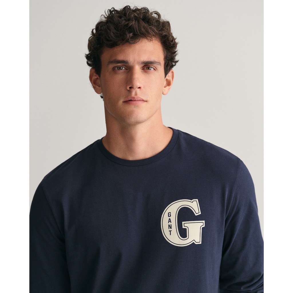 Gant Langarmshirt »G GRAPHIC LS T-SHIRT«